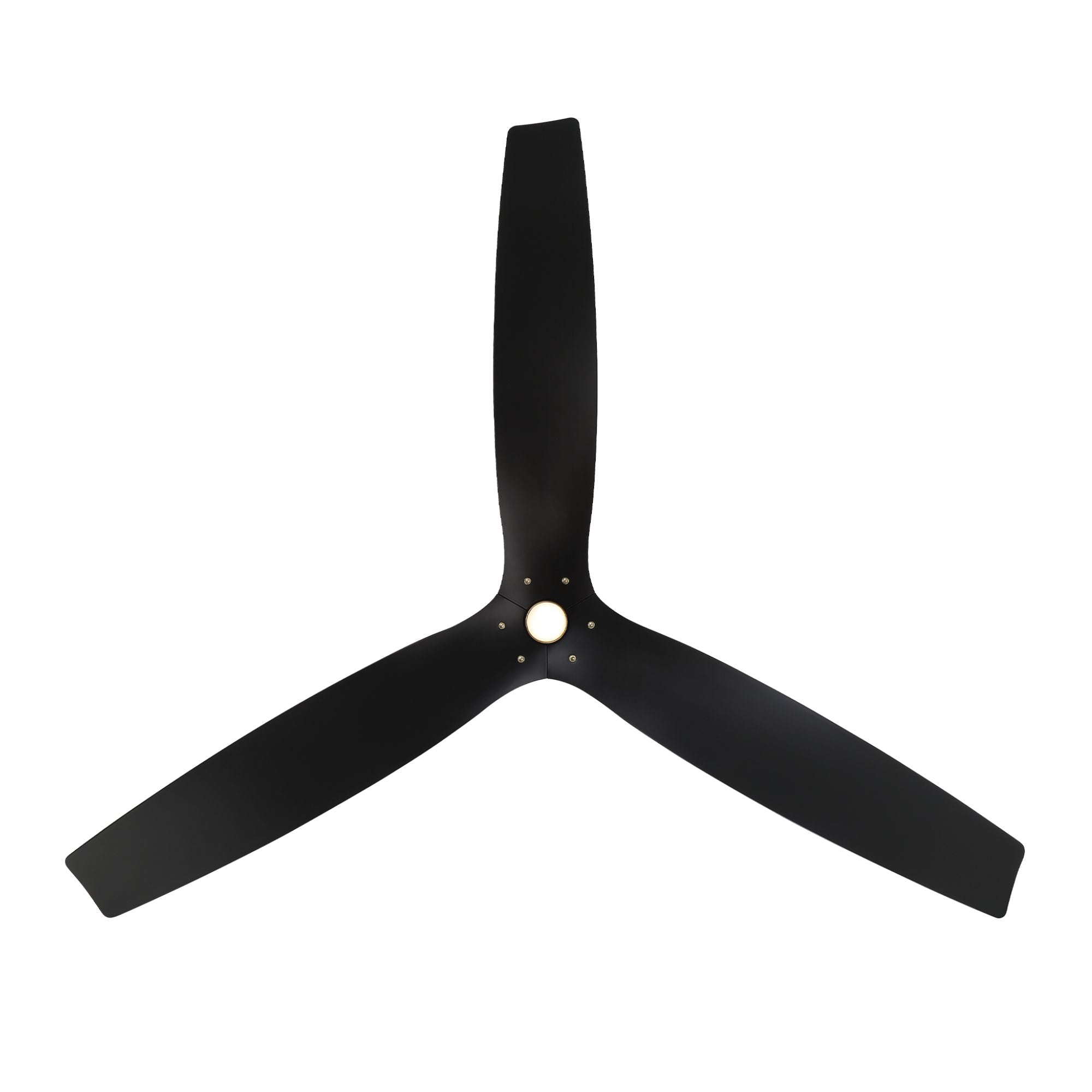 Spinster 60" Brass & Black Wet Rated Smart LED Ceiling Fan