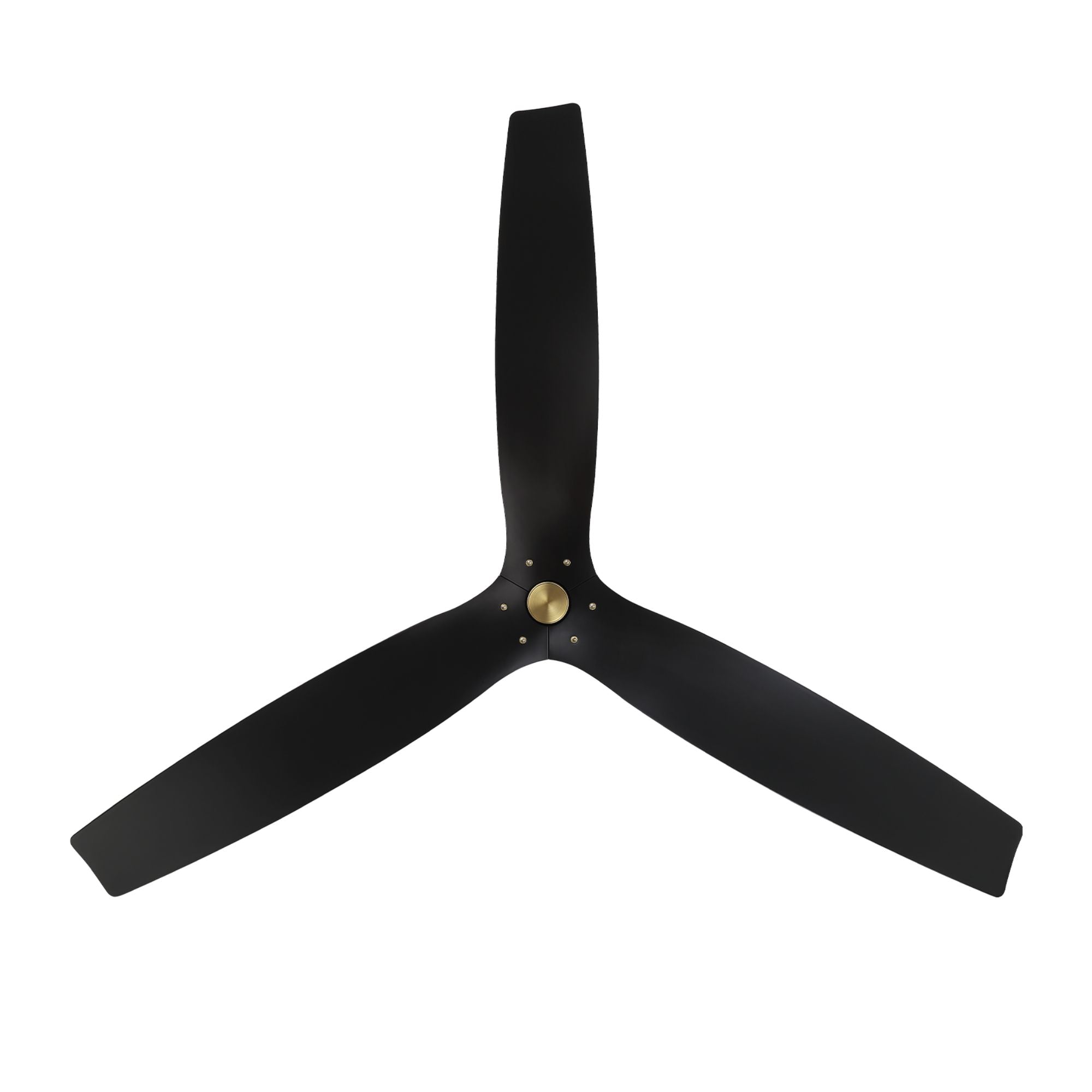 Spinster 60" Brass & Black Wet Rated Smart LED Ceiling Fan