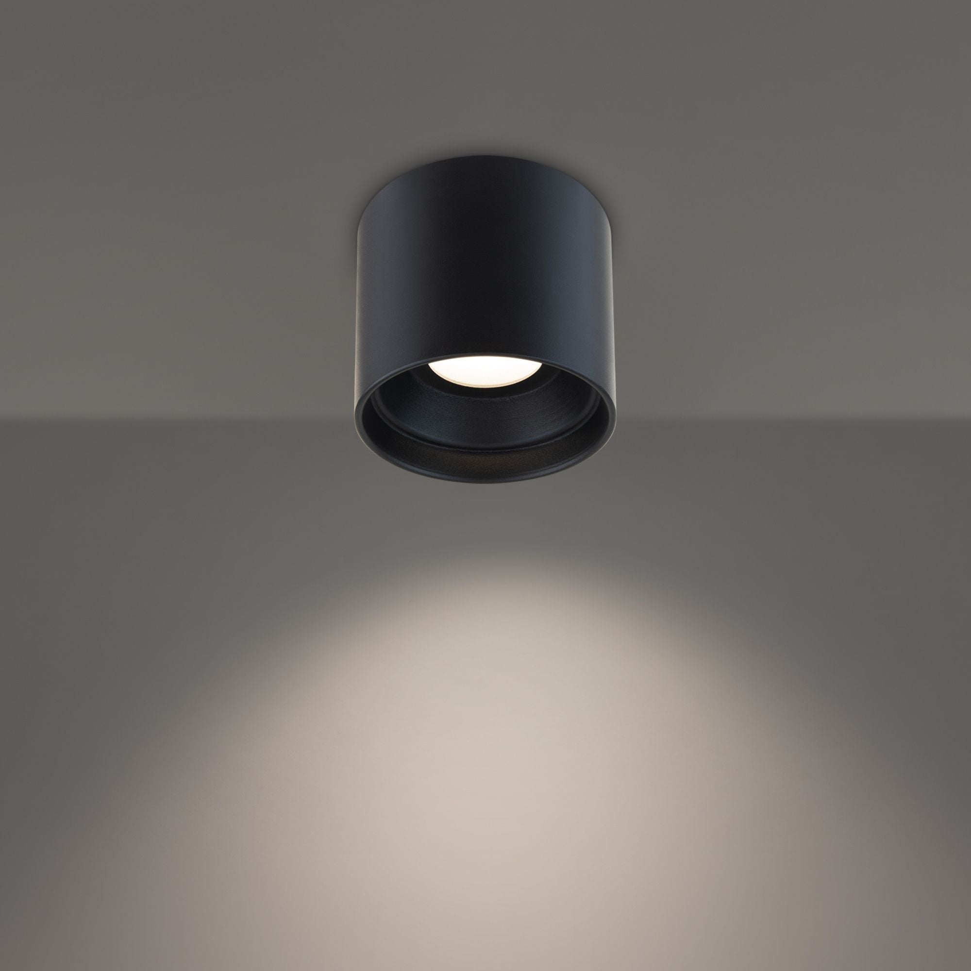 Modern Forms Squat 4" LED Outdoor Flush Mount, 3000K, Black Finish