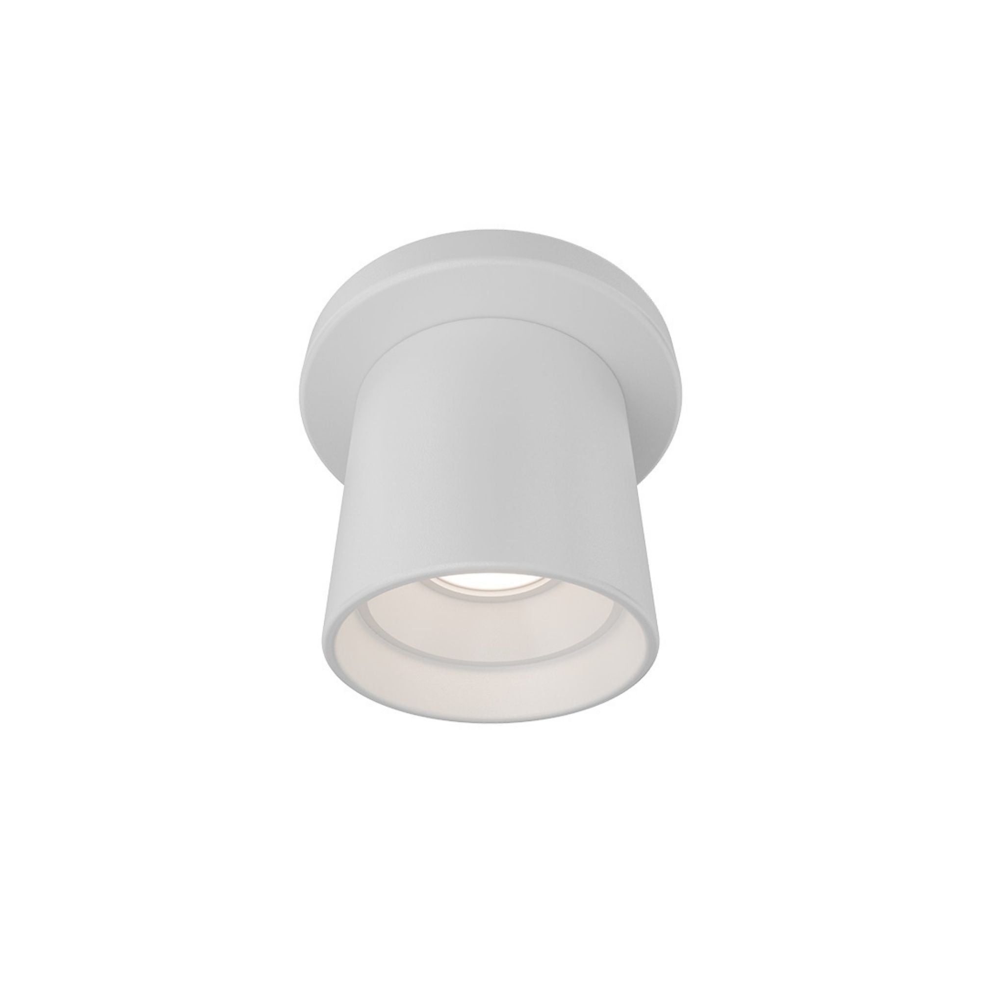 Modern Forms Squat 3.5 in. Outdoor Ceiling Light, White with Glass Diffuser