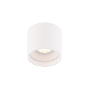 Squat 5" LED Outdoor Flush Mount, 3000K, White Finish