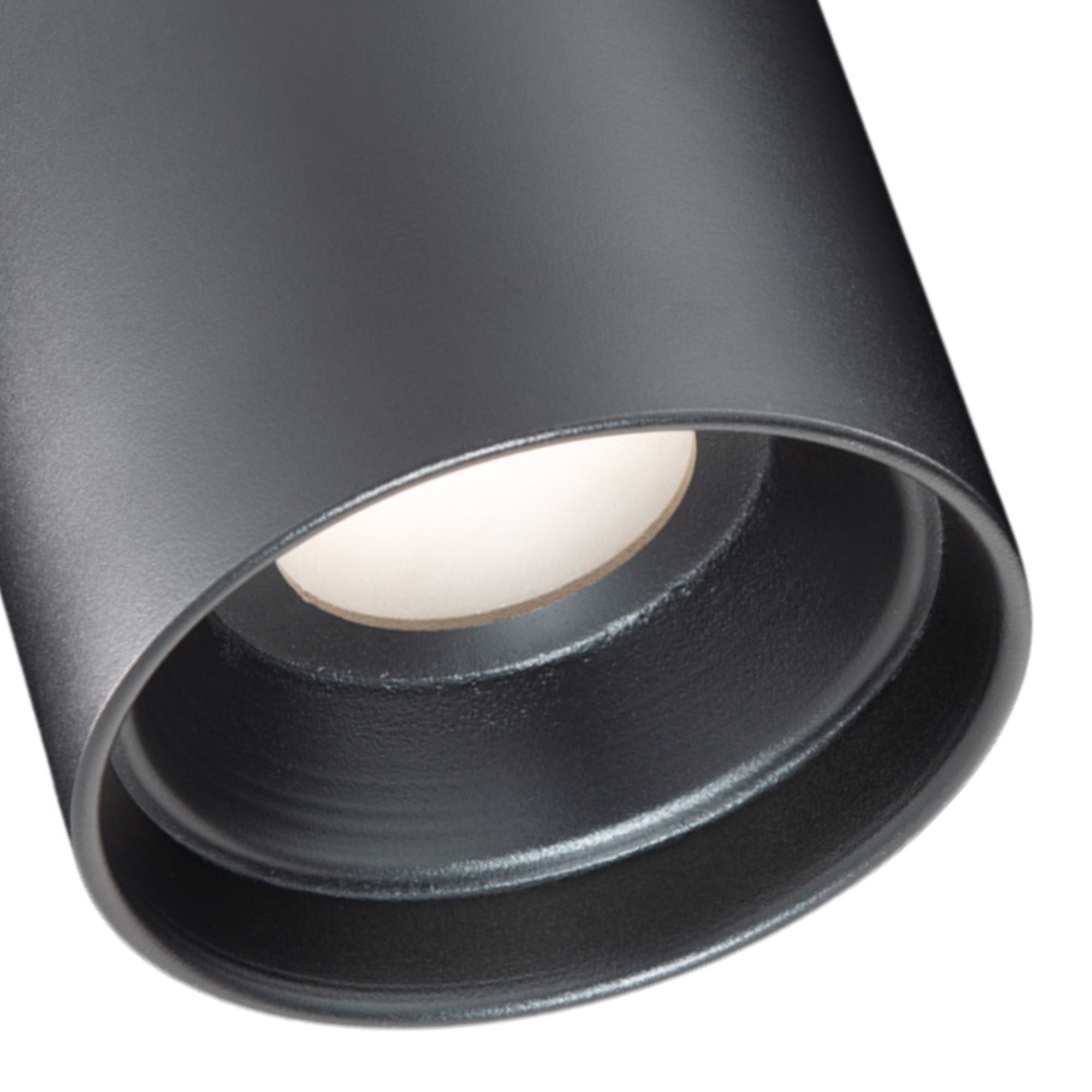 Squat 5" LED Outdoor Flush Mount, 3500K, Black Finish