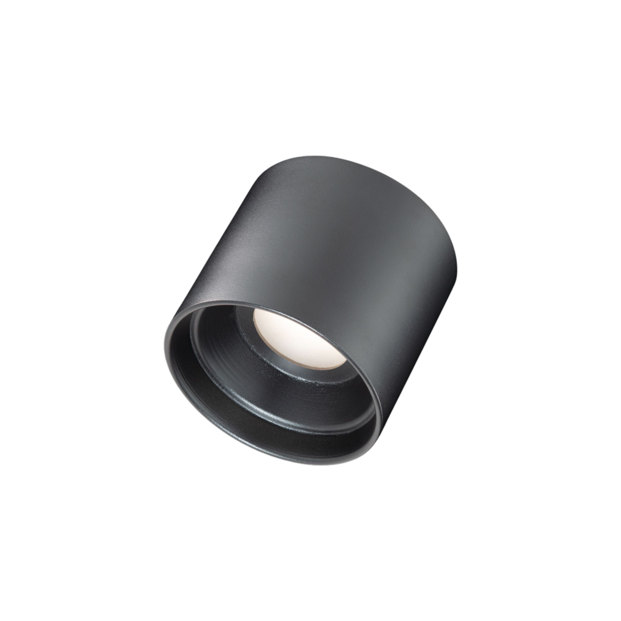 Squat 5" LED Outdoor Flush Mount, 3500K, Black Finish
