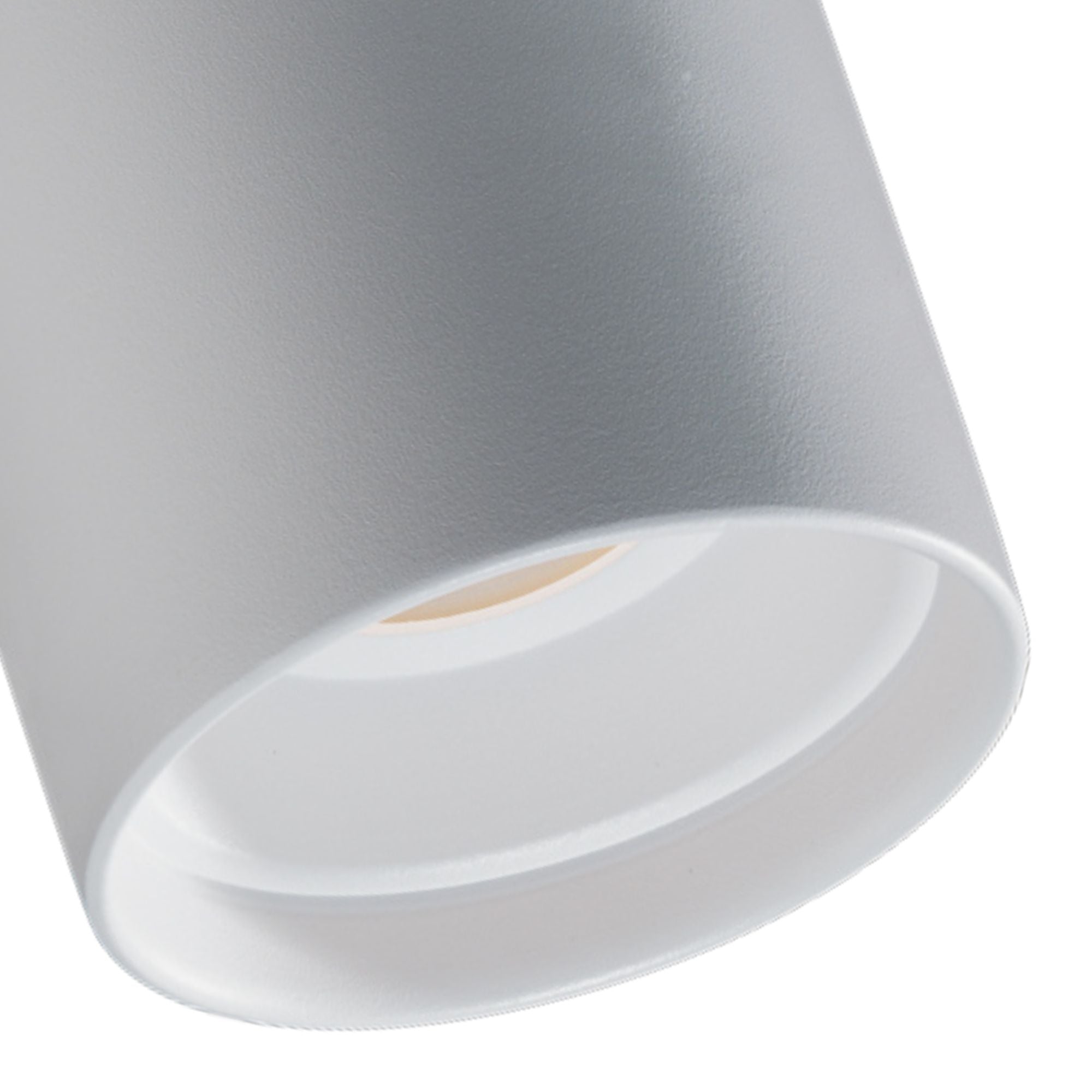 Squat 5" LED Outdoor Flush Mount, 4000K, White Finish