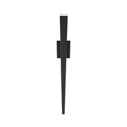 Staff LED Armed Sconce Black finish