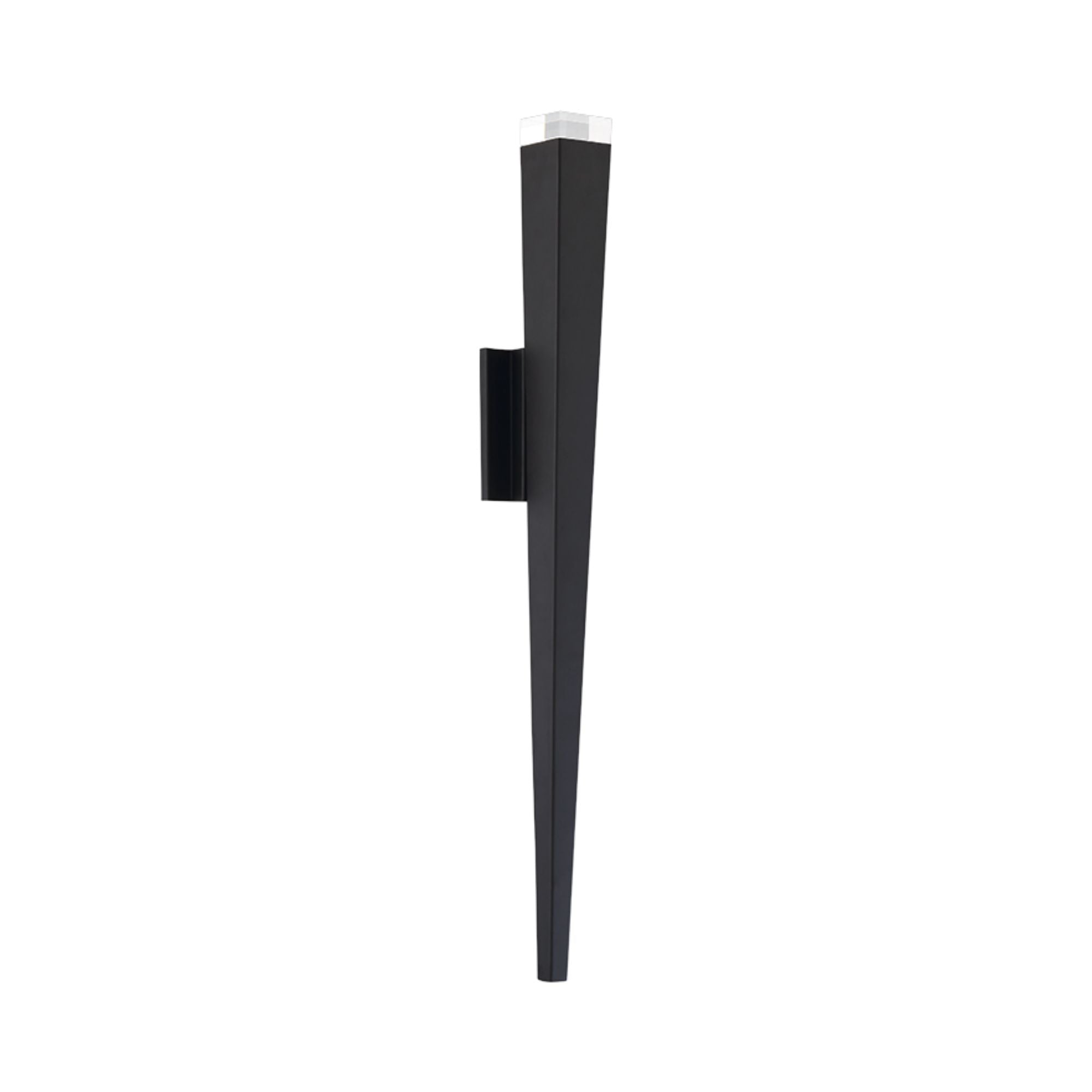 Staff 32" LED Outdoor Wall Sconce, Black Finish