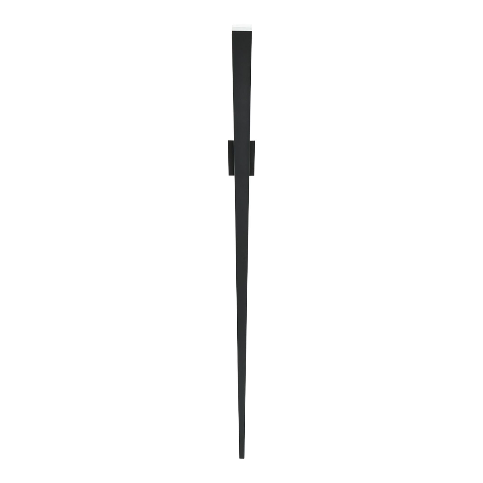 Staff 70" LED Outdoor Wall Sconce, Black Finish