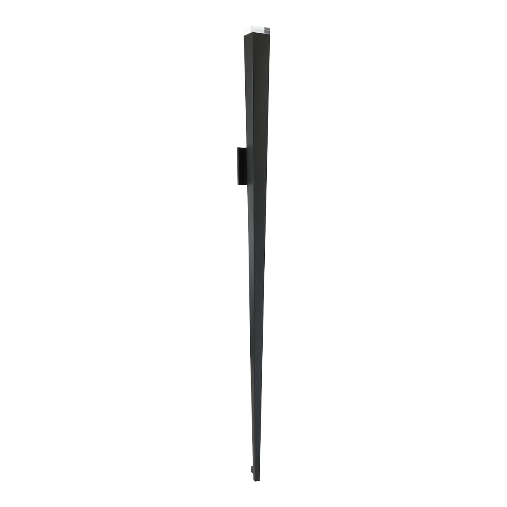 Staff 70" LED Outdoor Wall Sconce, Black Finish