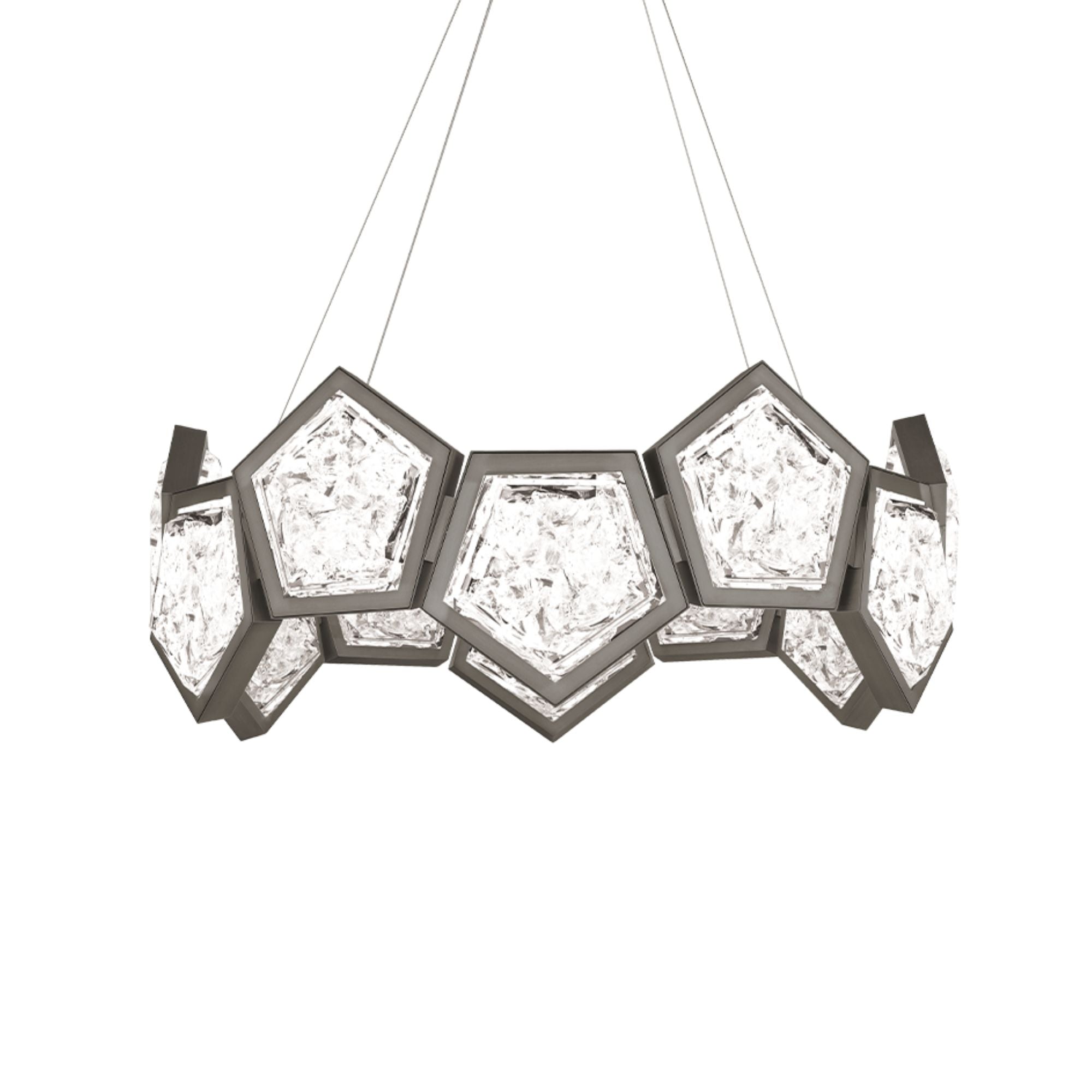 Starlight Starbright 26 in. LED Pendant Light Antique Nickel Finish