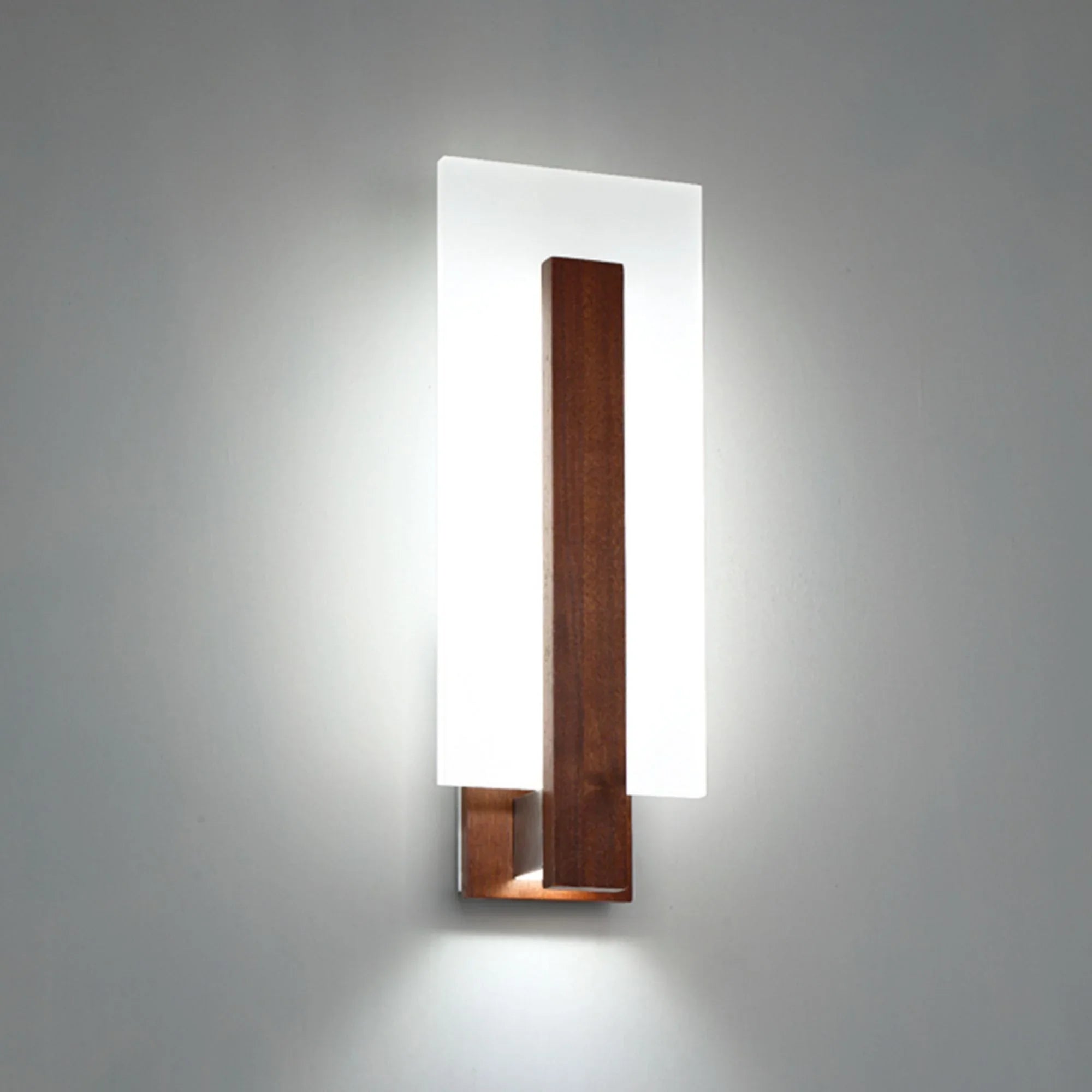 Modern Forms - Stem 19" LED Wall Sconce, Dark Walnut Finish | Bees Lighting