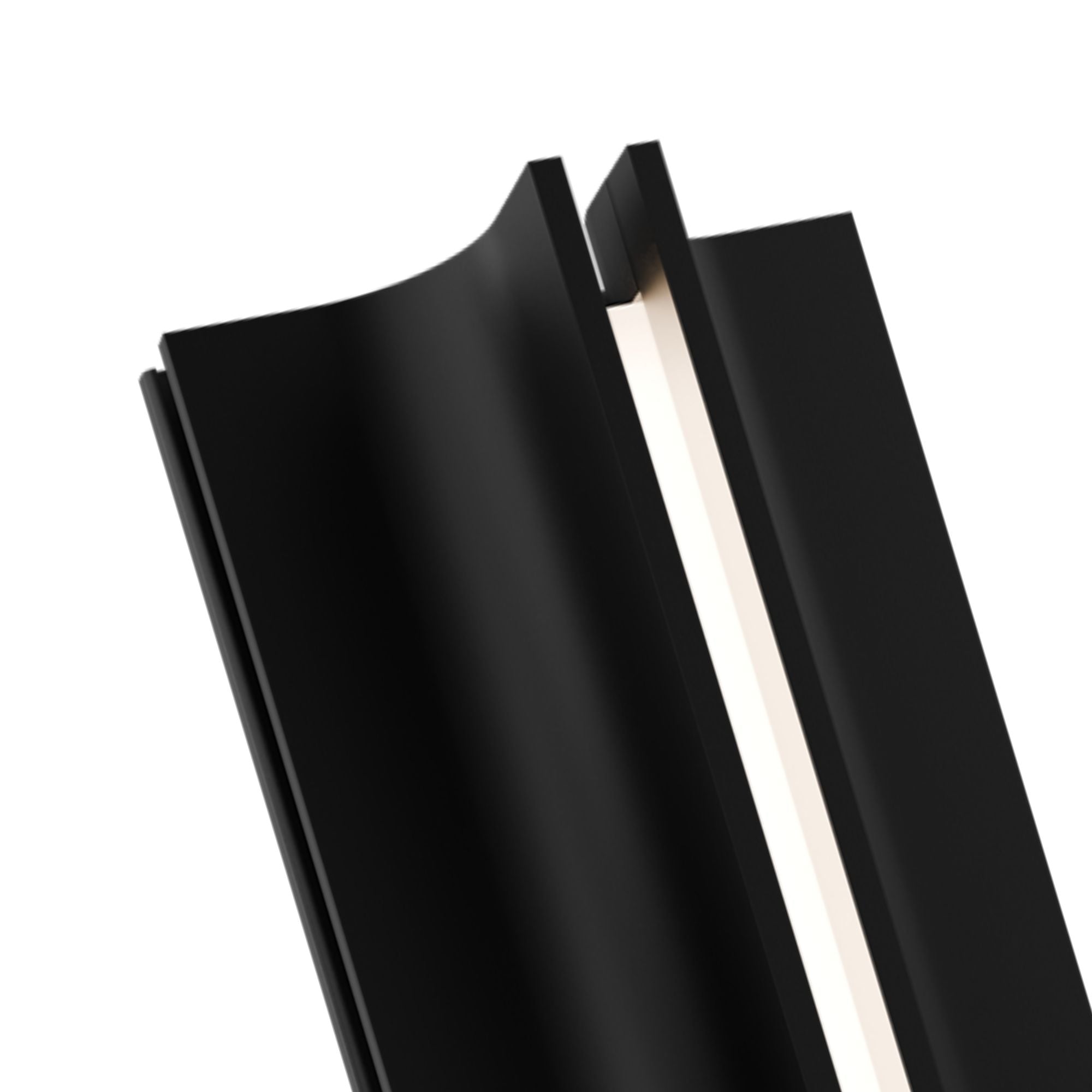 Strait 22" LED Outdoor Wall Sconce, Black Finish