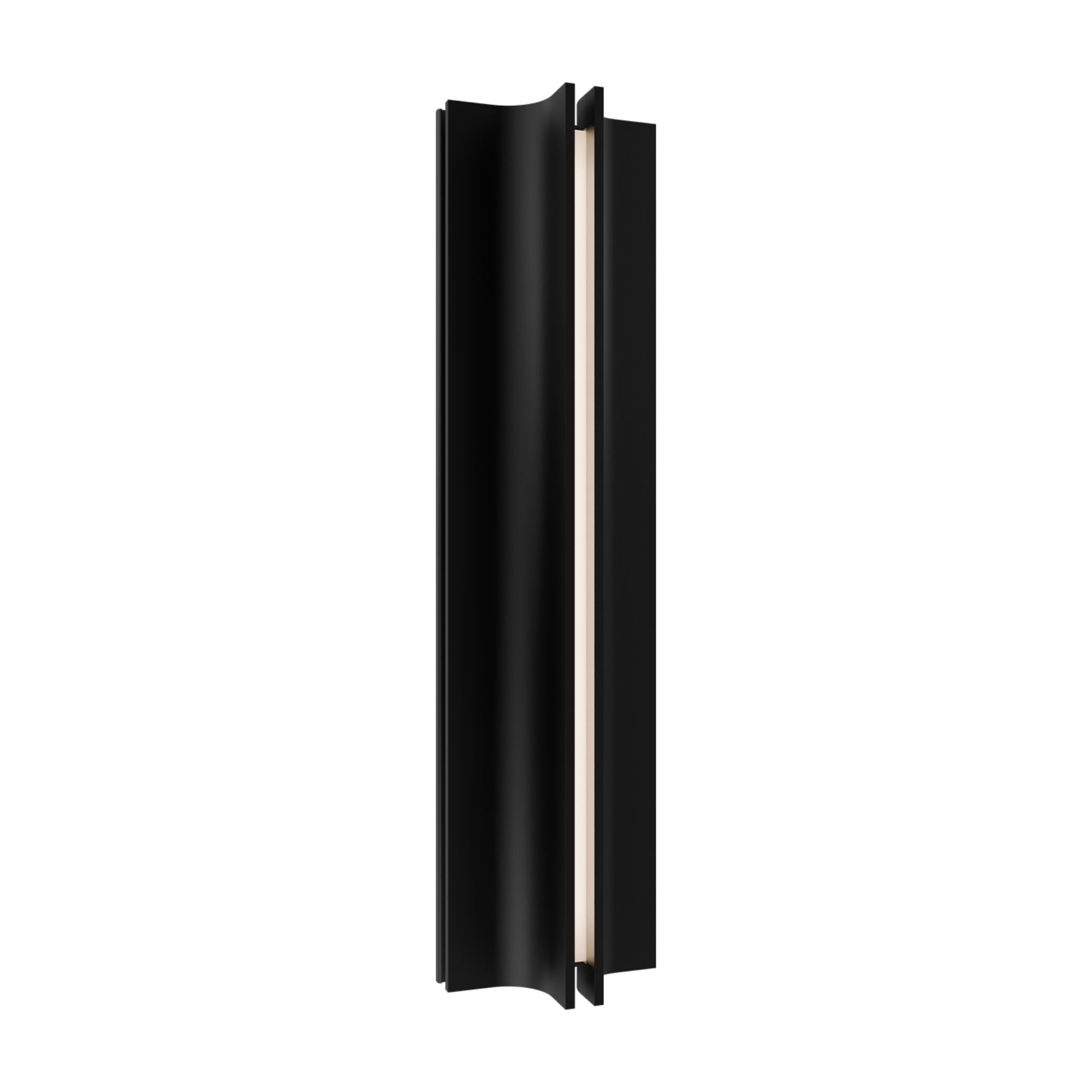 Strait 22" LED Outdoor Wall Sconce, Black Finish