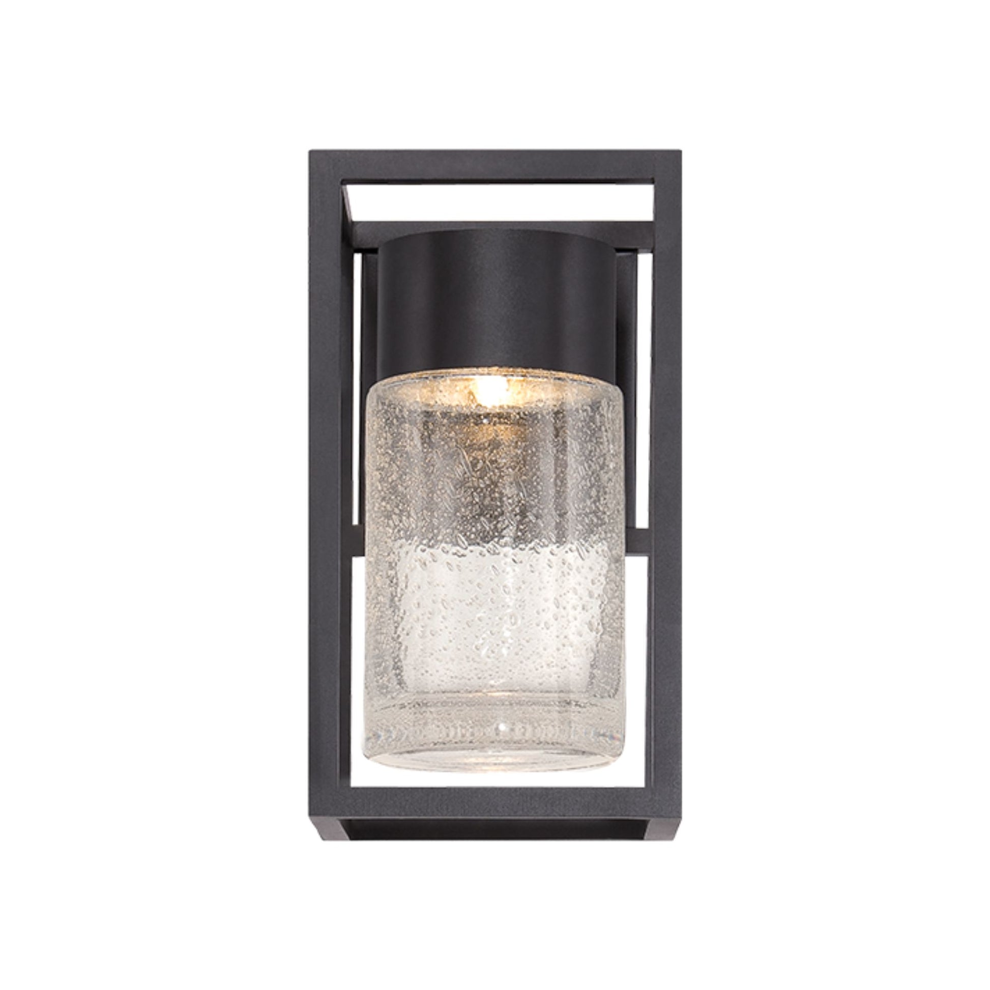 Structure 11" LED Outdoor Wall Sconce, Black Finish - Bees Lighting
