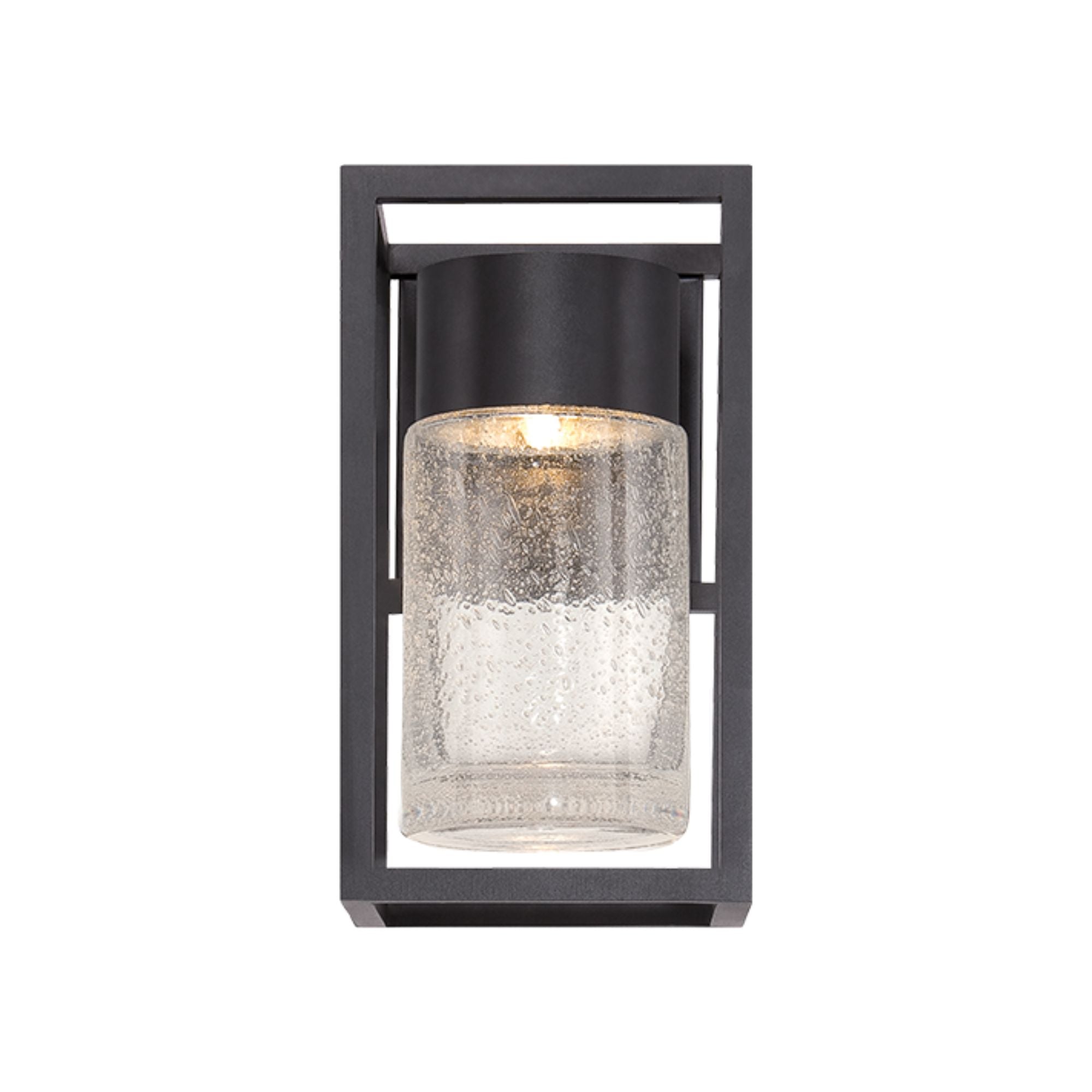 Structure 11" LED Outdoor Wall Sconce, Black Finish - Bees Lighting