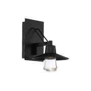 Suspense 11" LED Outdoor Wall Sconce, Black Finish