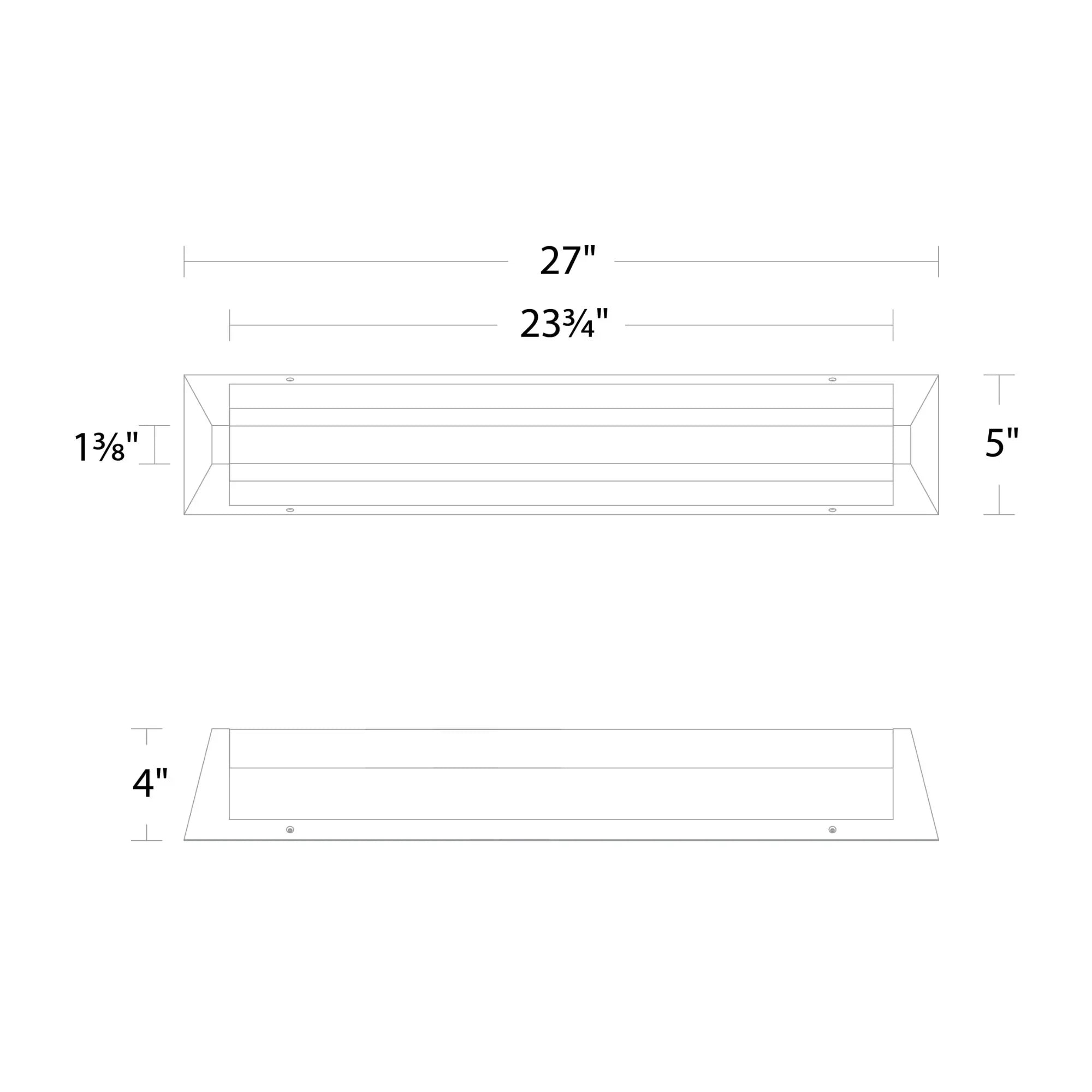 Swale 27" LED Bath Vanity, 2700K, Brushed Nickel Finish