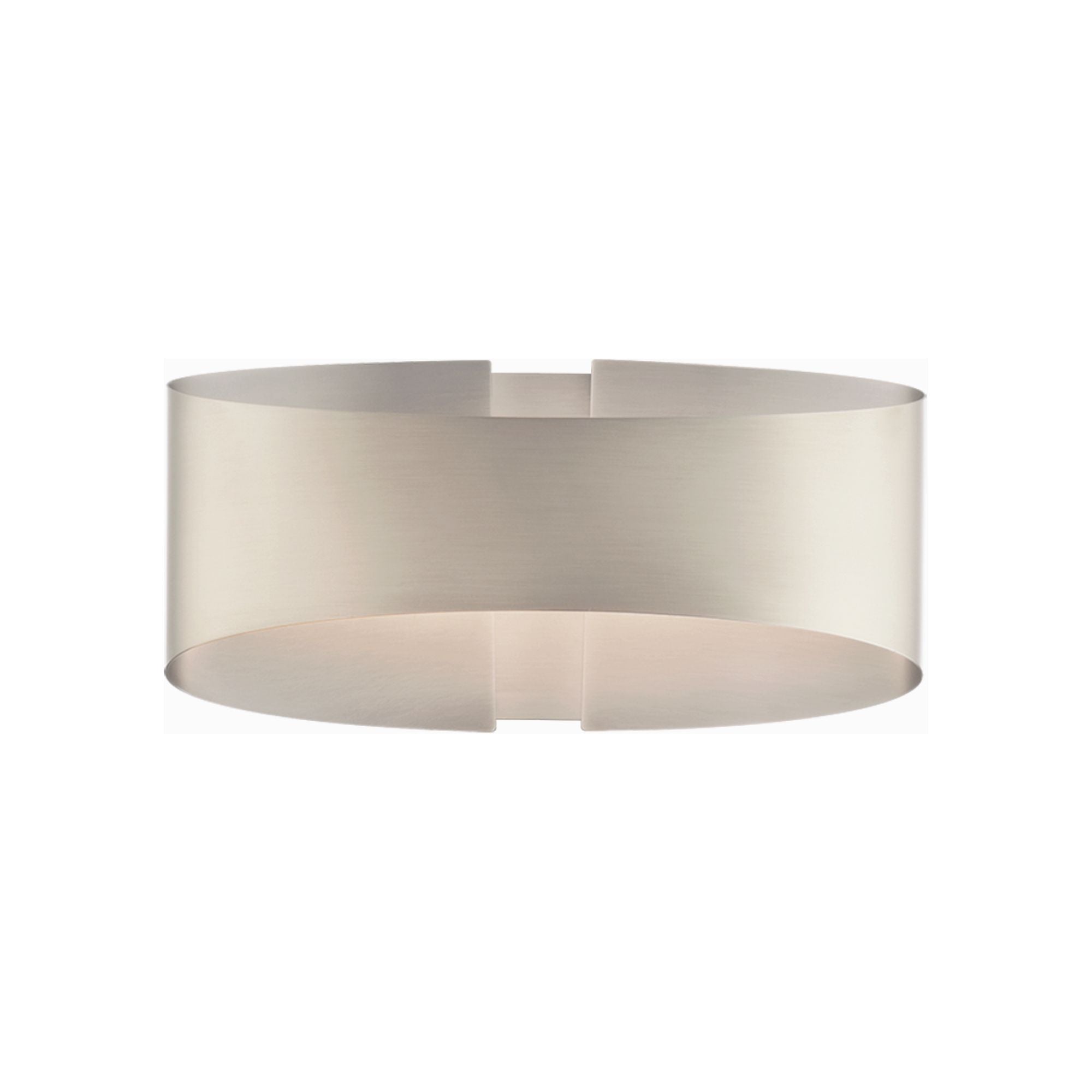 Swerve 10" LED Wall Sconce, Brushed Nickel Finish
