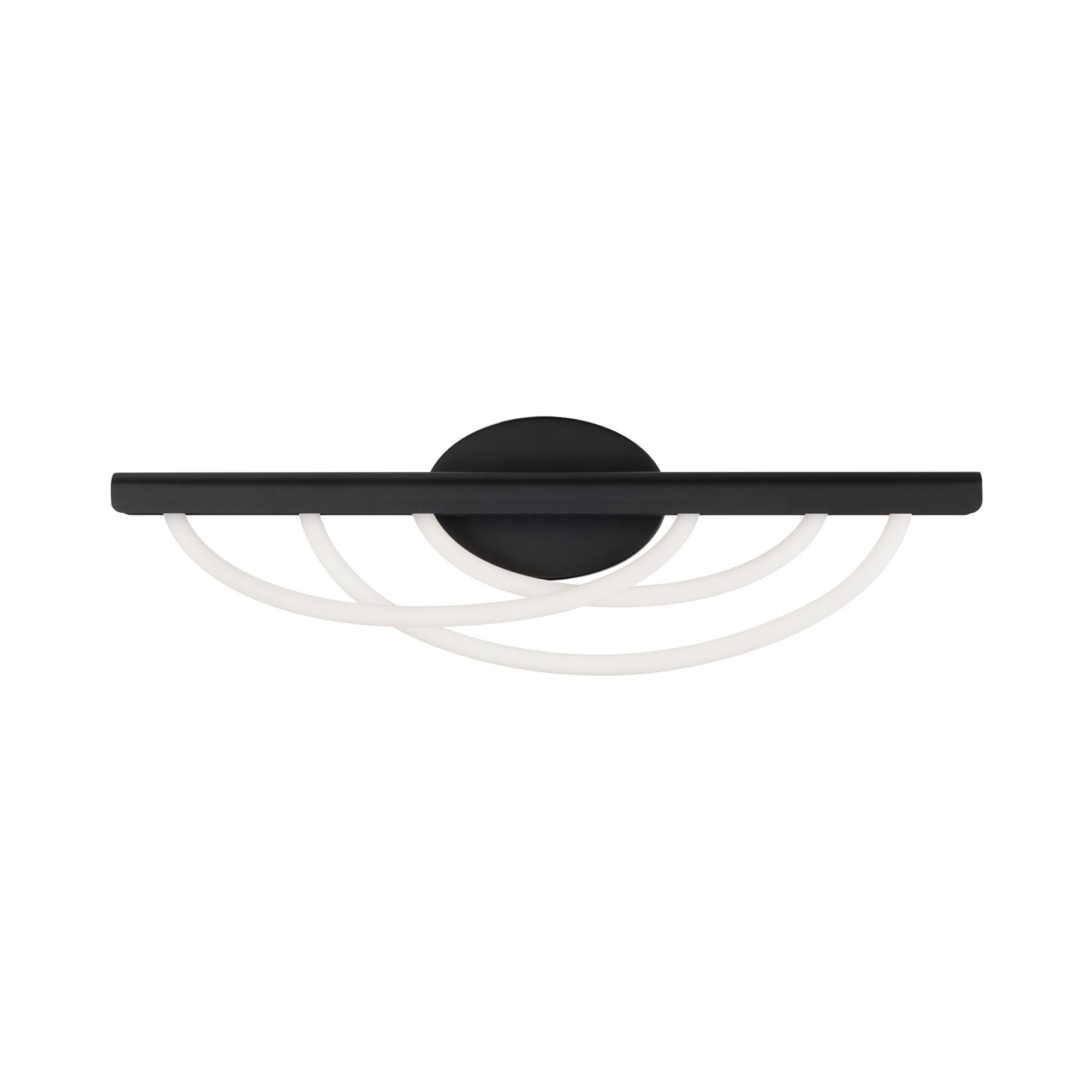 Swoop 24" LED Bath Vanity, Black Finish