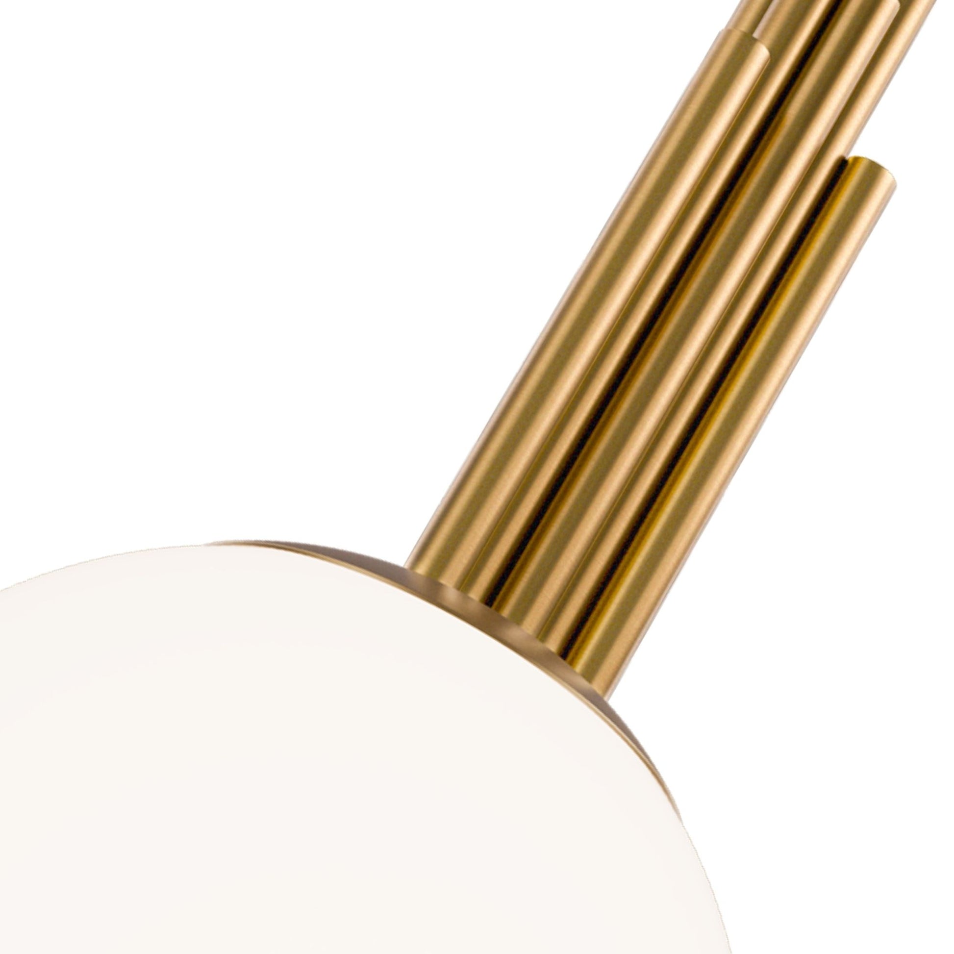 Sybil 10" LED Pendant Light, Selectable CCT, Aged Brass Finish - Bees Lighting