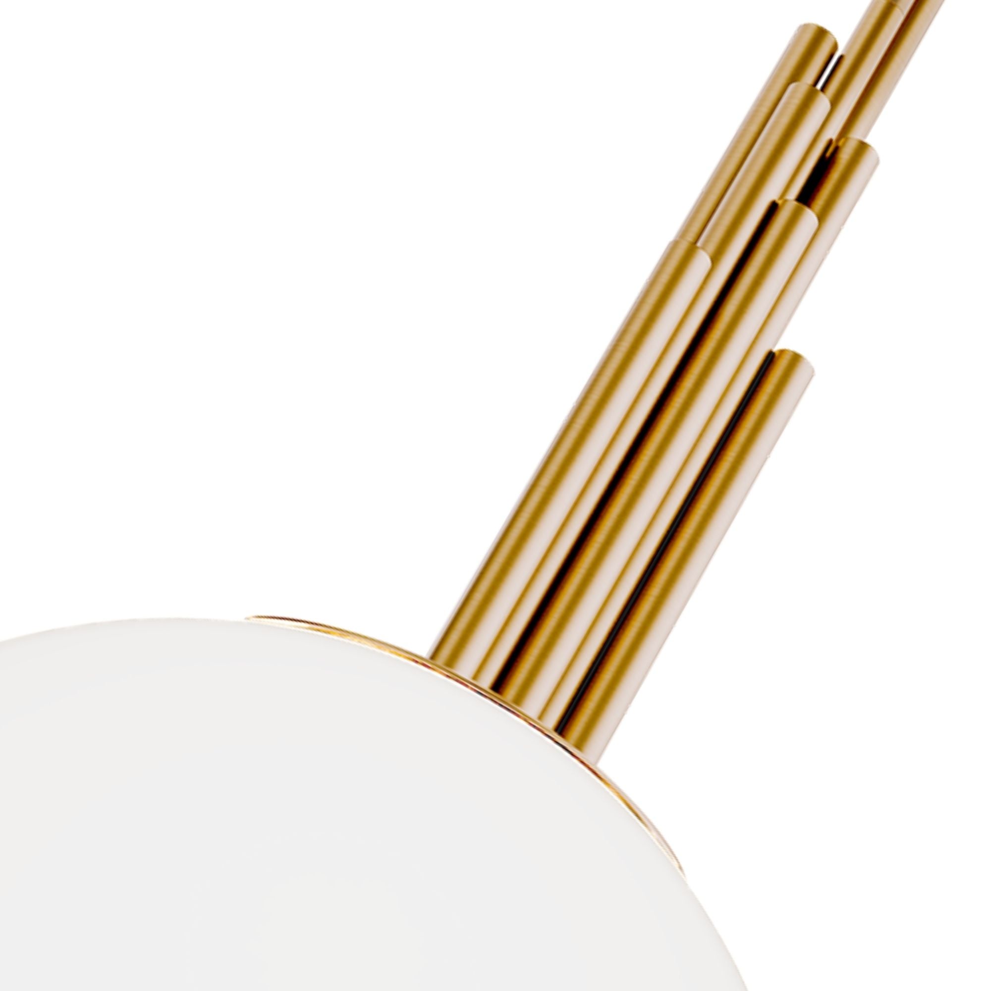 Sybil 14" LED Pendant Light, Selectable CCT, Aged Brass Finish - Bees Lighting