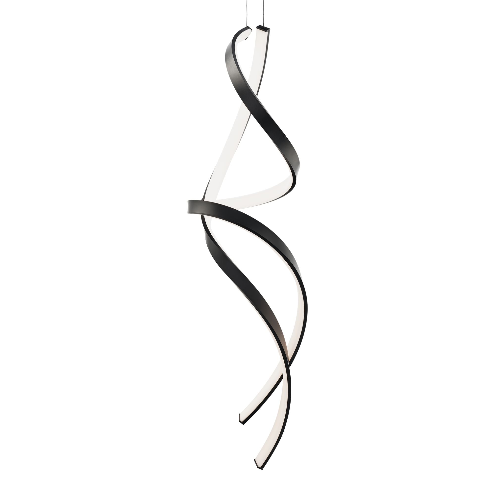 Synopsis 71" LED Pendant, Black Finish