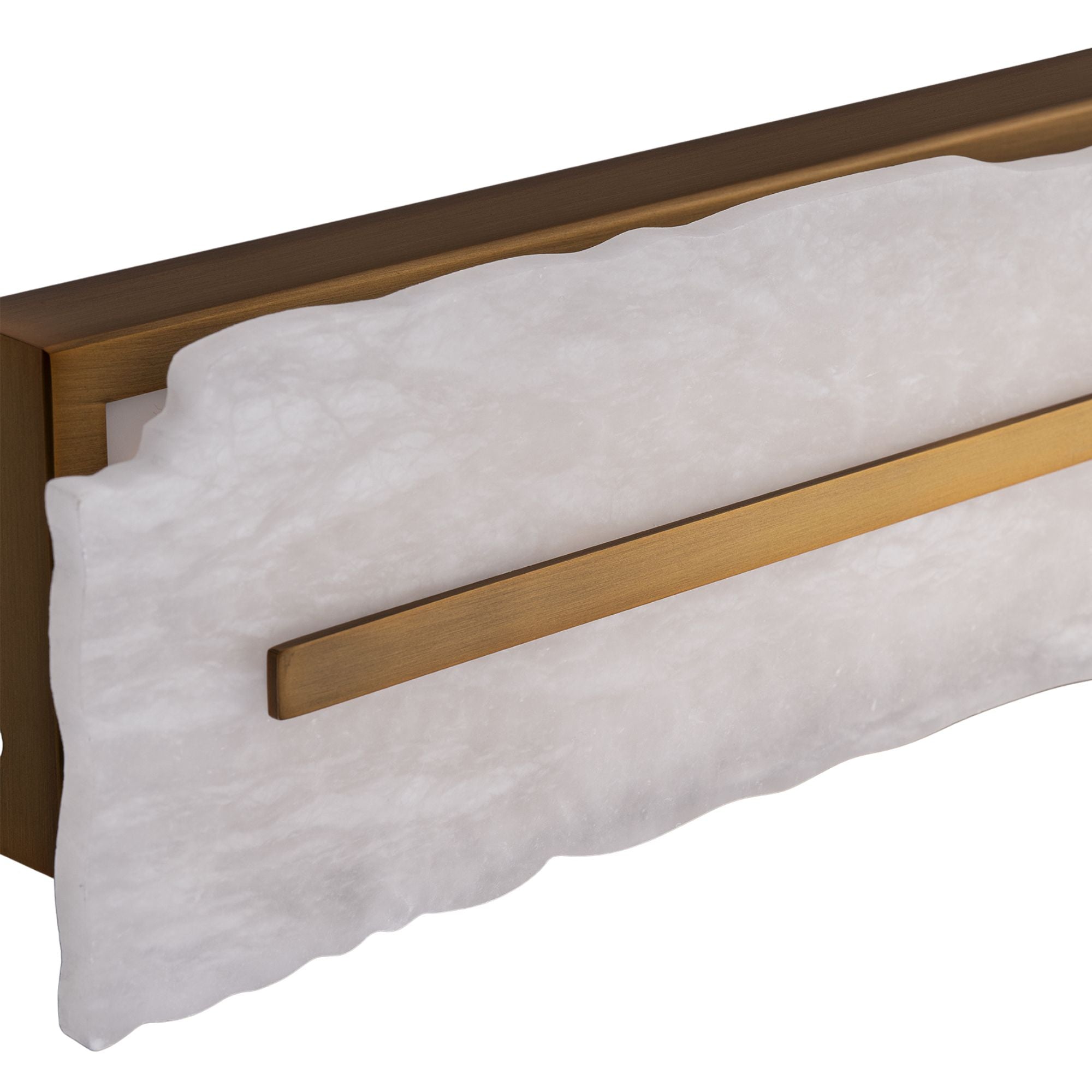 Taffeta 18" LED Wall Sconce, Aged Brass Finish