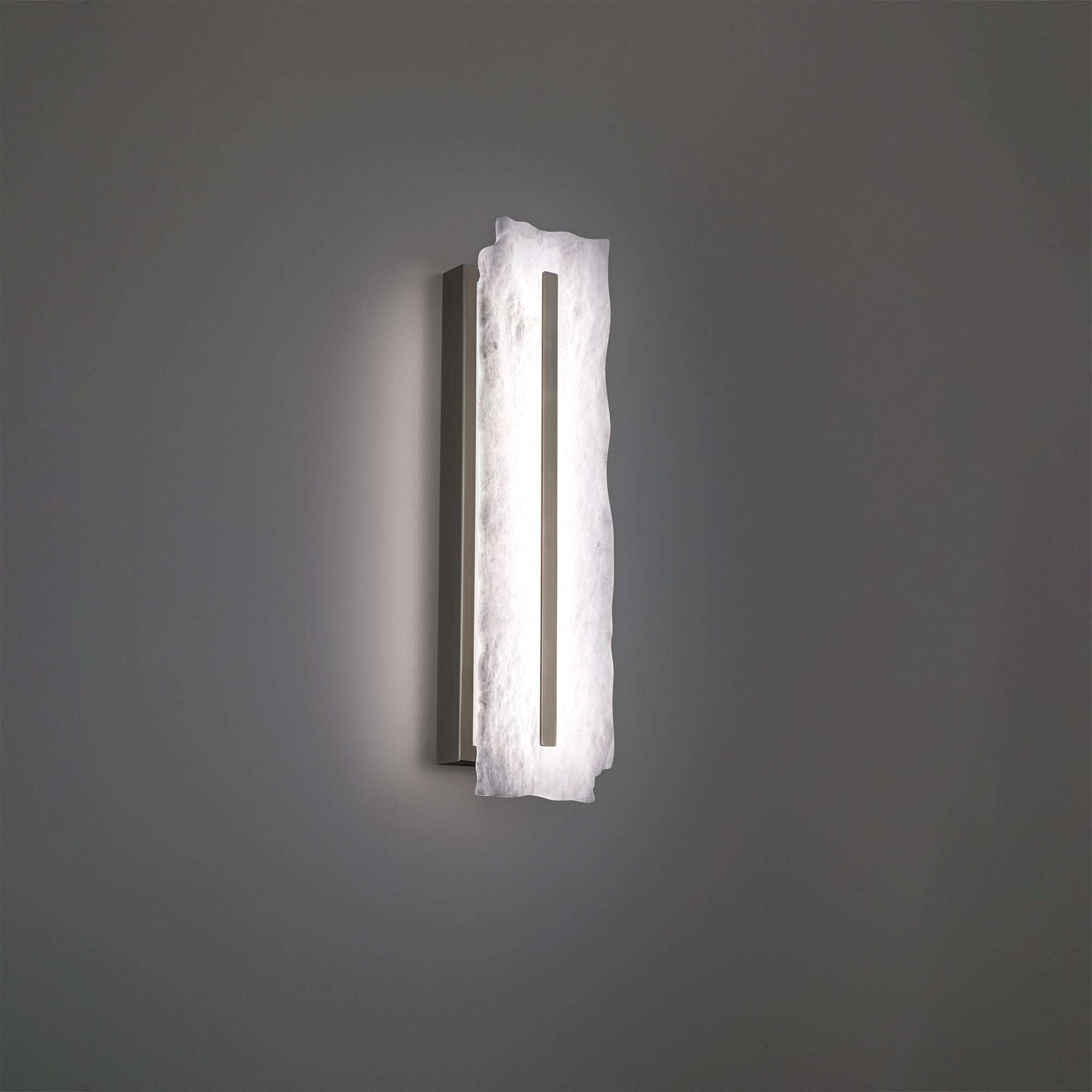 Taffeta 18" LED Wall Sconce, Antique Nickel Finish