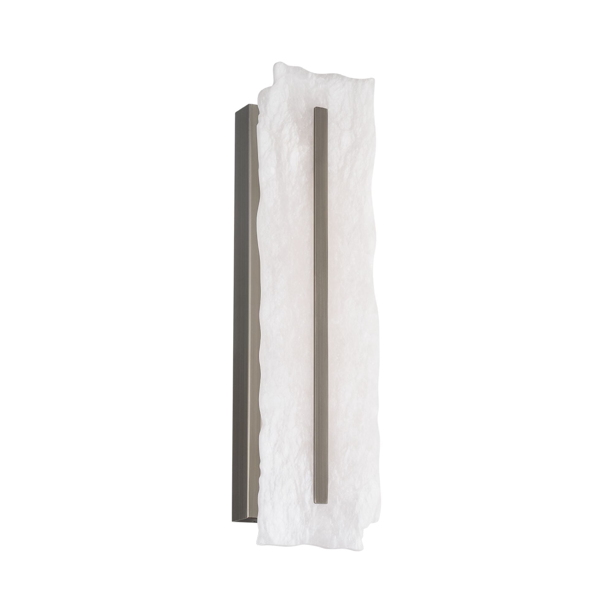 Taffeta 18" LED Wall Sconce, Antique Nickel Finish