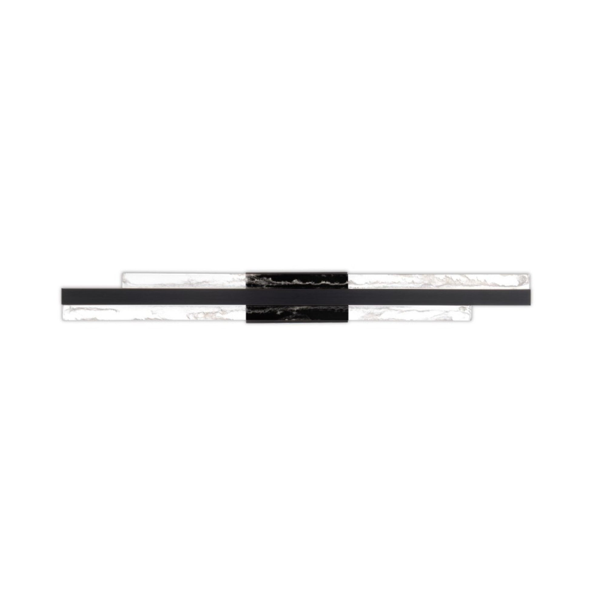 Tandem 27" LED Bath Light, Black Finish - Bees Lighting