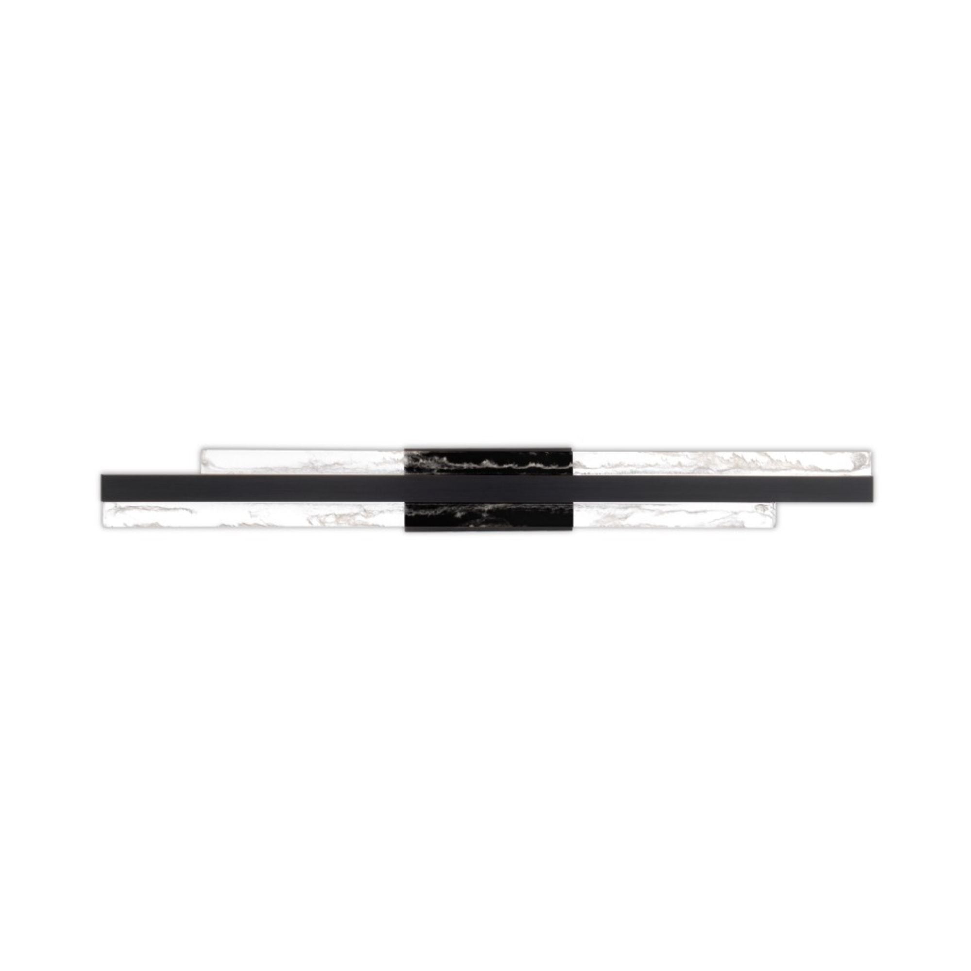 Tandem 27" LED Bath Light, Black Finish - Bees Lighting
