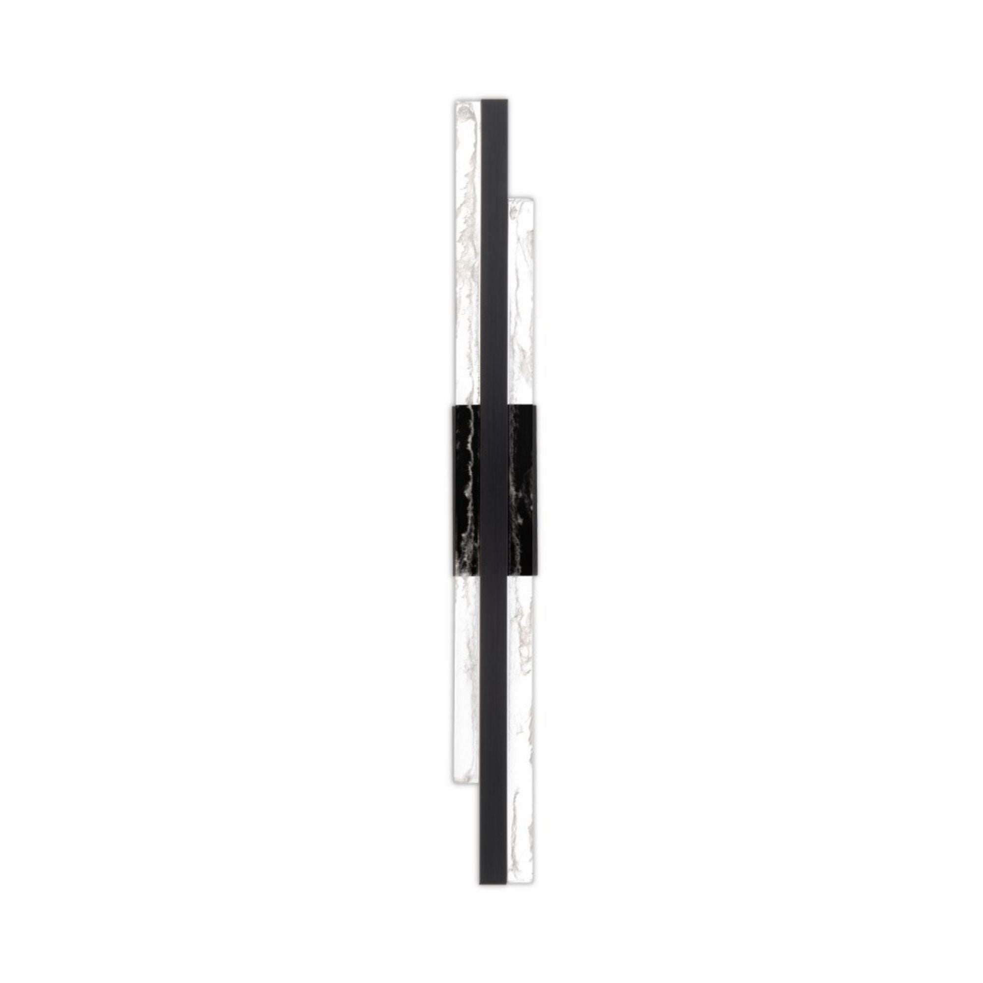 Tandem 27" LED Bath Light, Black Finish - Bees Lighting