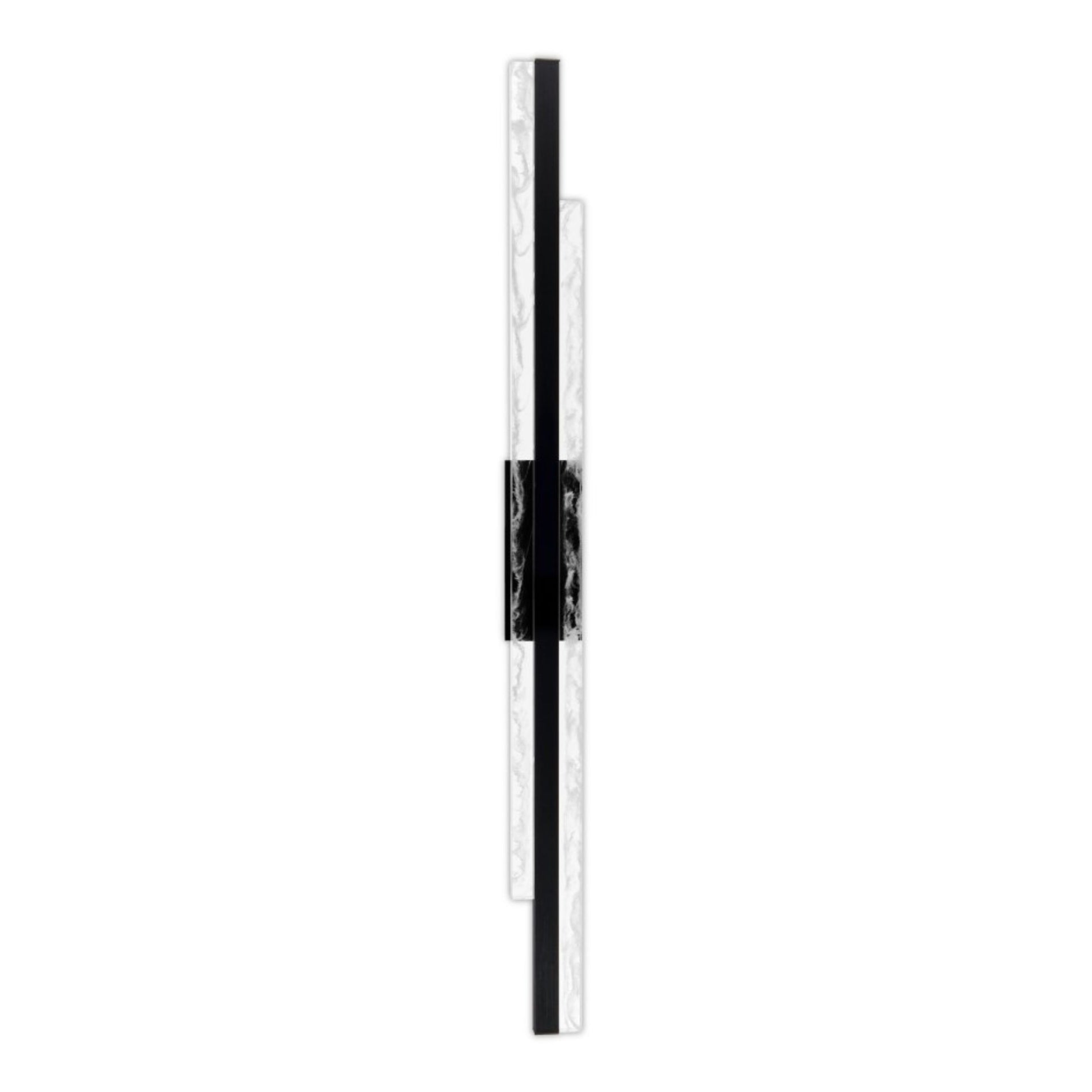Tandem 37" LED Bath Light, Black Finish - Bees Lighting