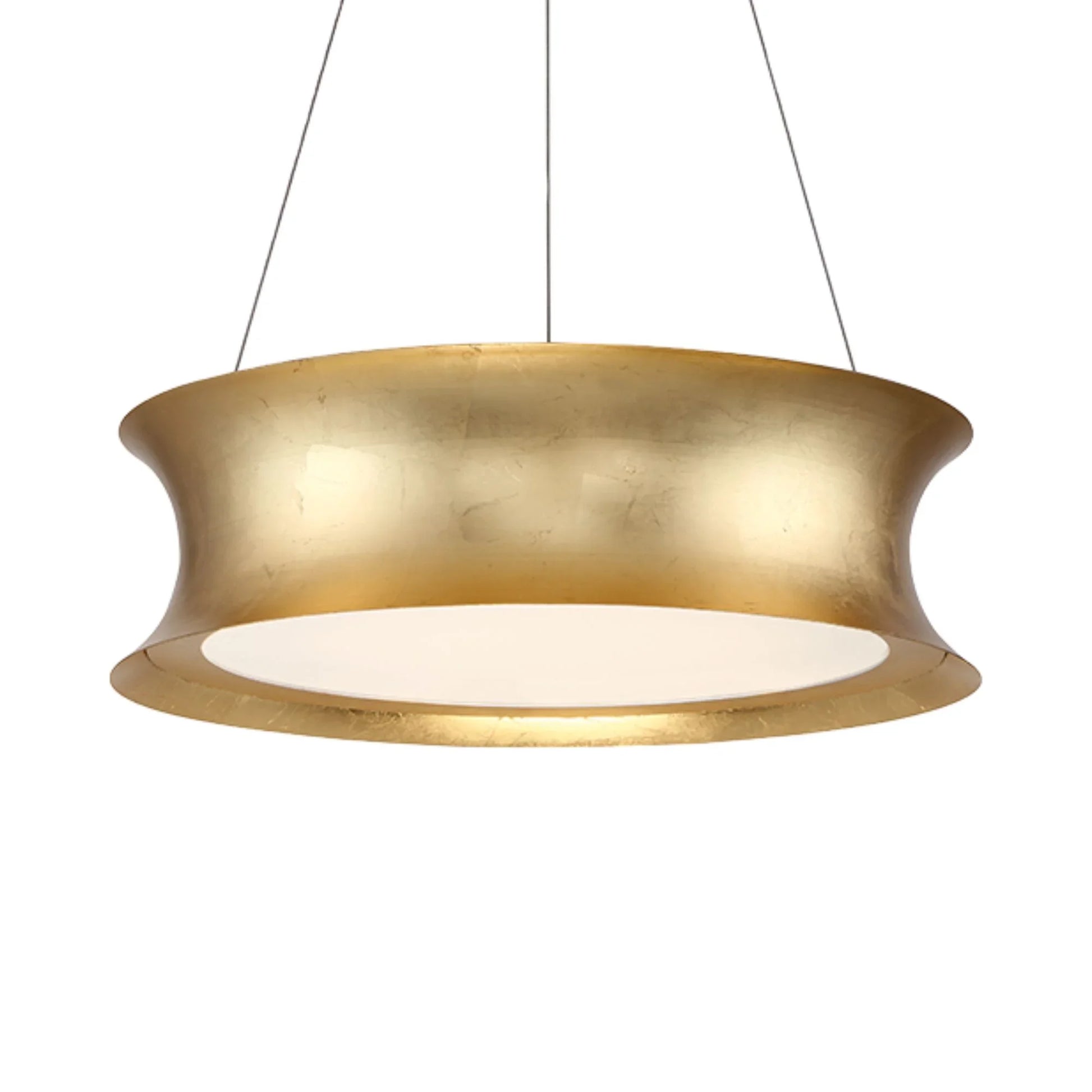 Tango 20" LED Pendant, Gold Leaf Finish - Bees Lighting
