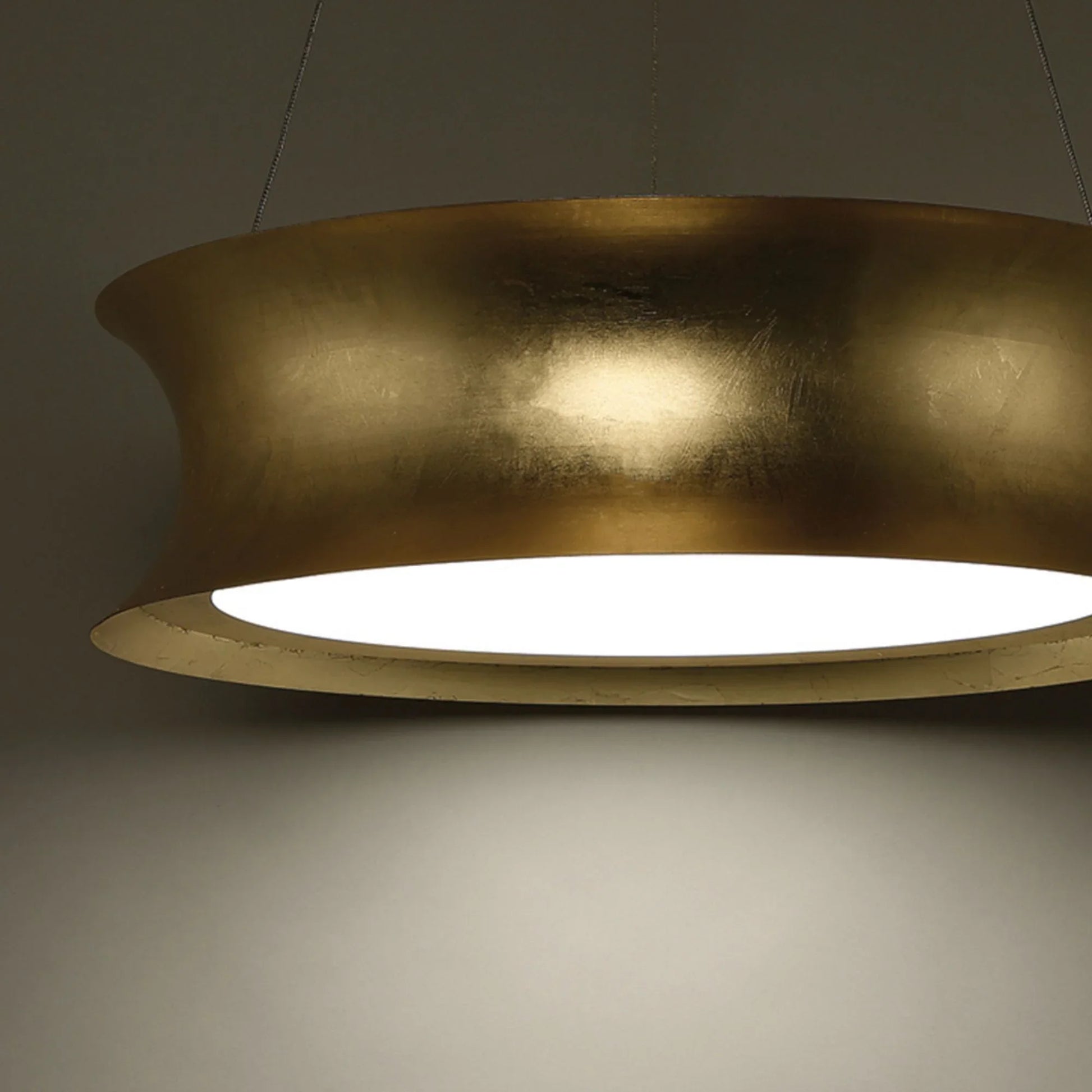 Tango 20" LED Pendant, Gold Leaf Finish - Bees Lighting