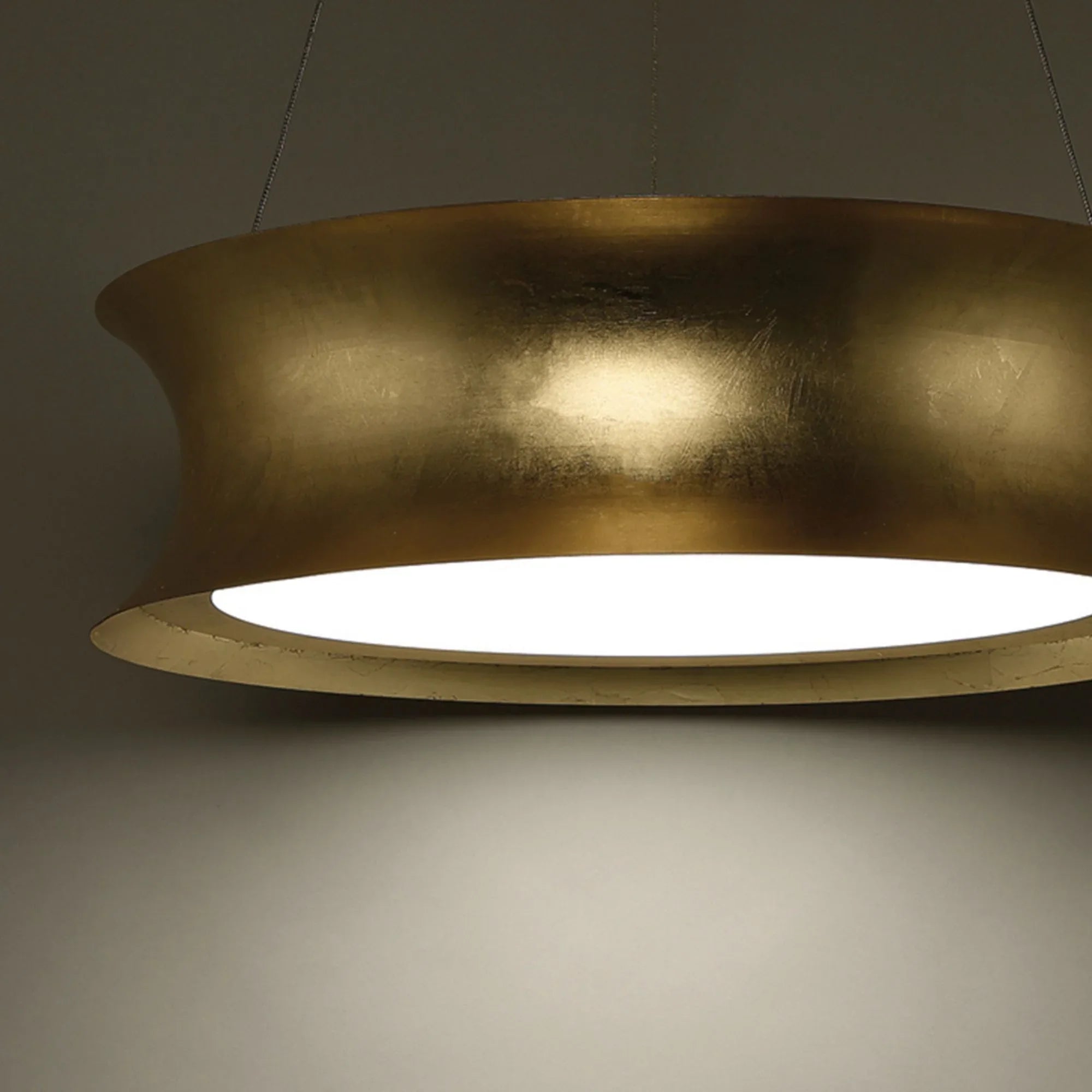 Tango 20" LED Pendant, Gold Leaf Finish - Bees Lighting