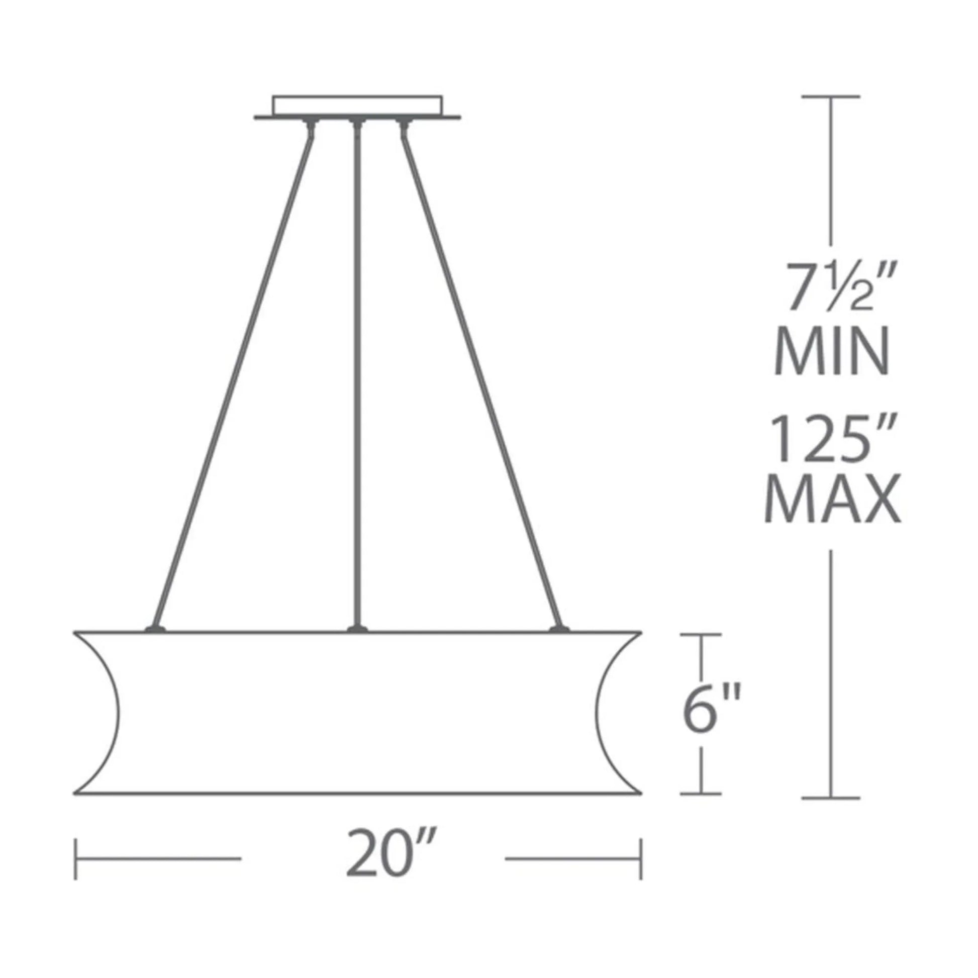 Tango 20" LED Pendant, Gold Leaf Finish - Bees Lighting