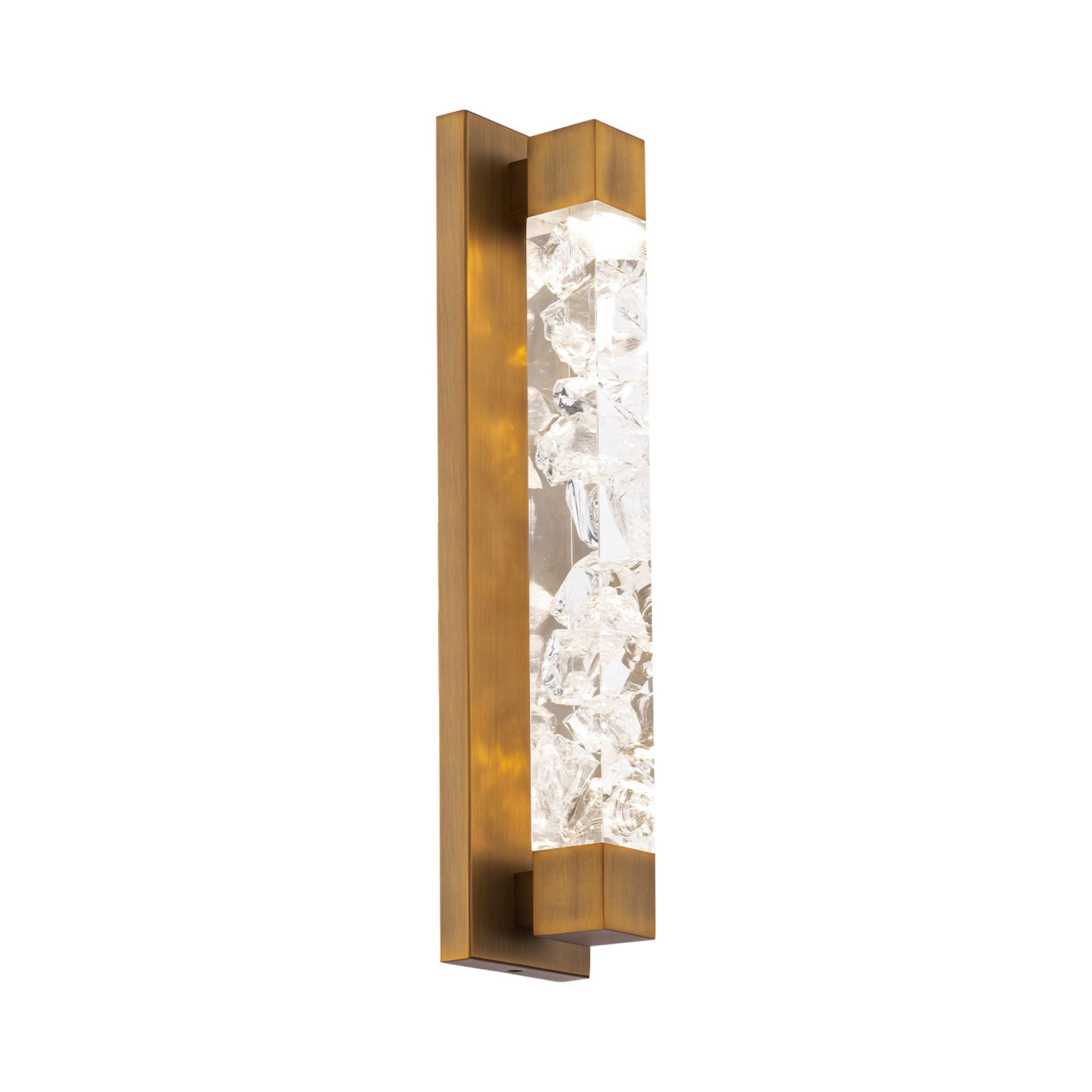 Terra 20" LED Vanity Light, Aged Brass Finish