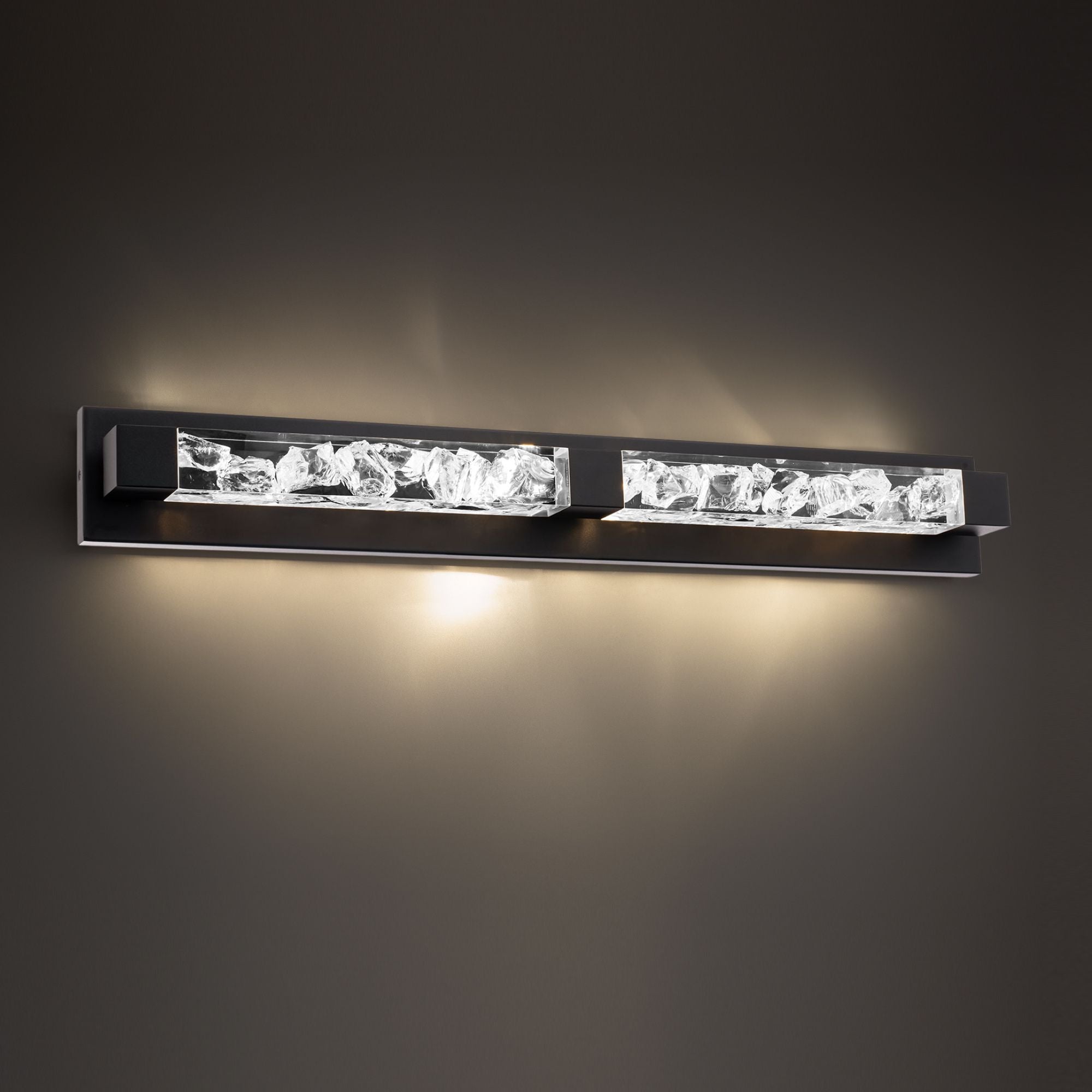 Terra 34" LED Vanity Light, Black Finish