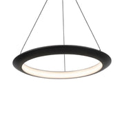 Modern Forms - The Ring 24" LED Pendant, 2700K, Black Finish | Bees Lighting