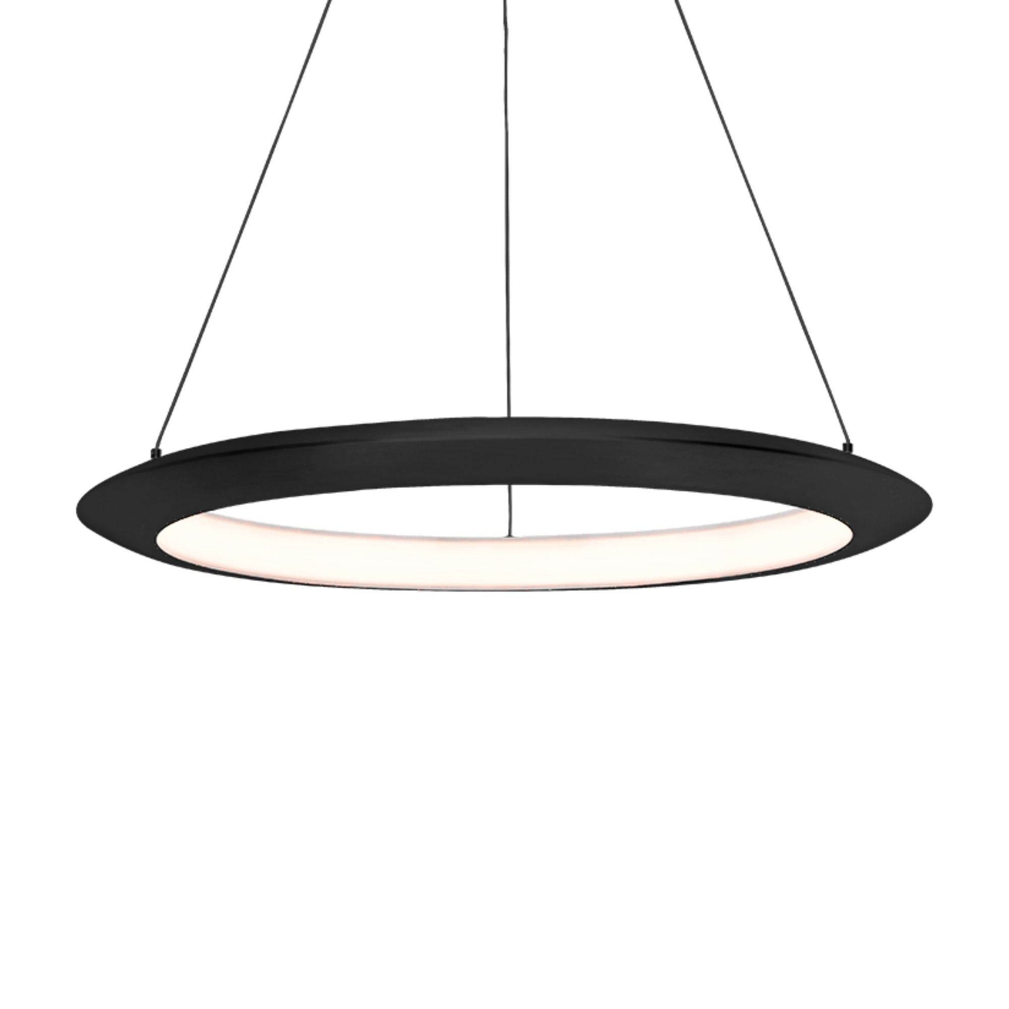 The Ring 36" LED Pendant, 2700K, Black Finish