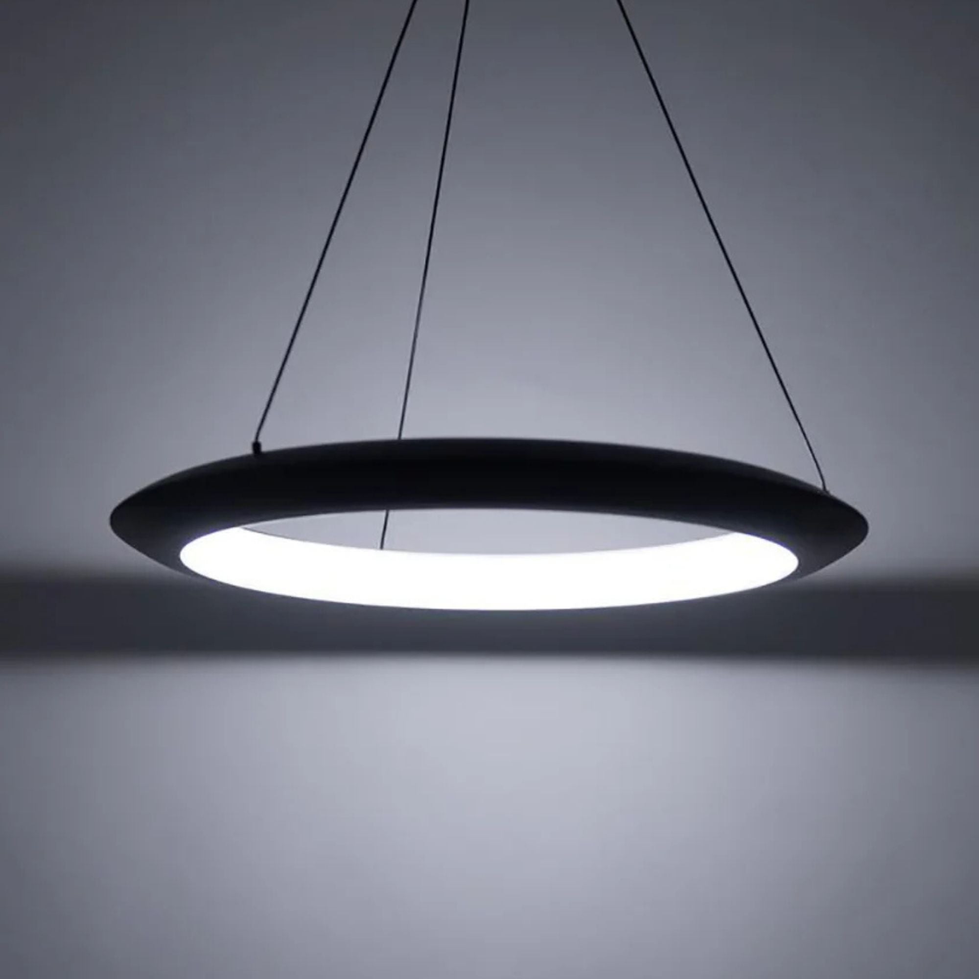 The Ring 36" LED Pendant, 2700K, Black Finish
