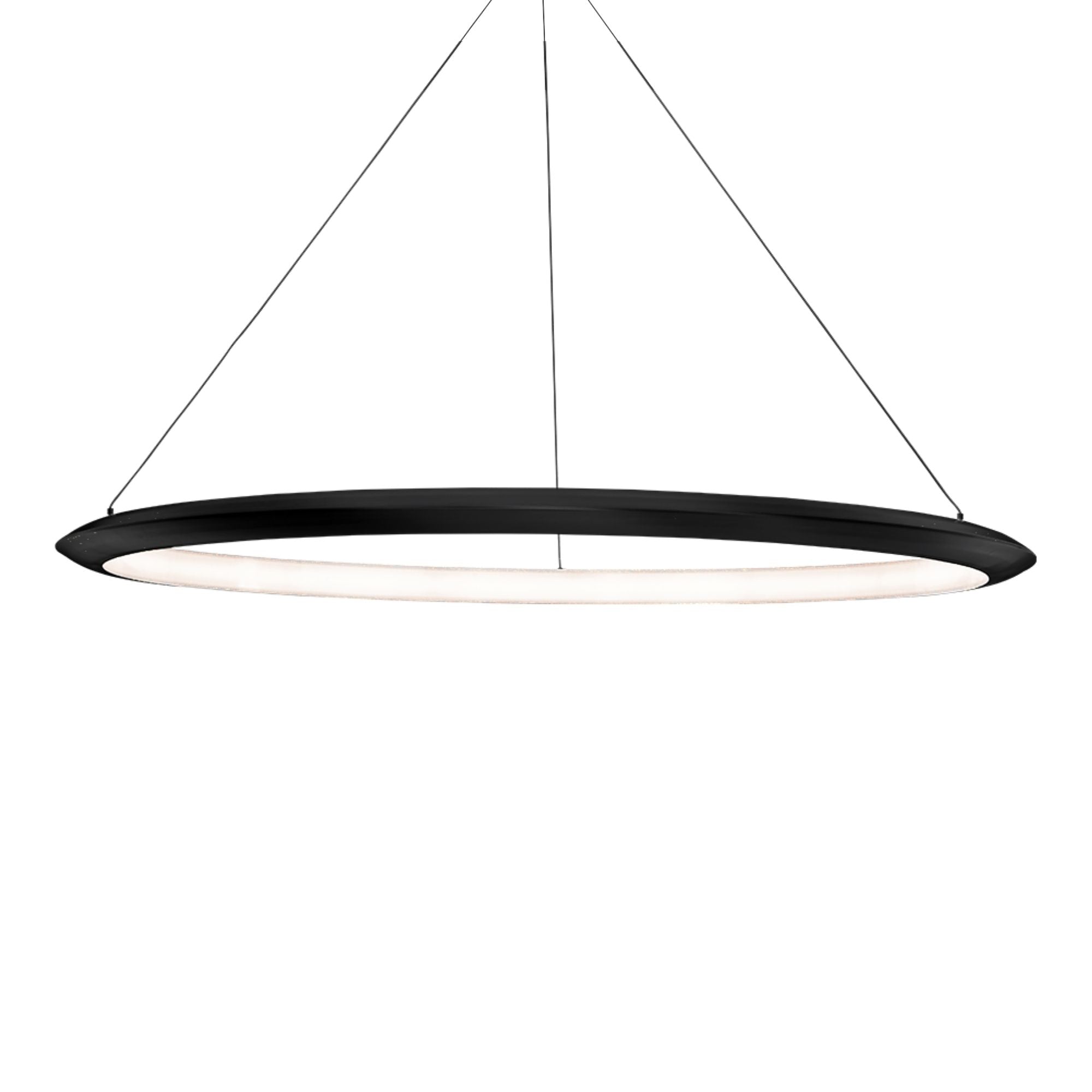 The Ring 48" LED Pendant, 2700K, Black Finish