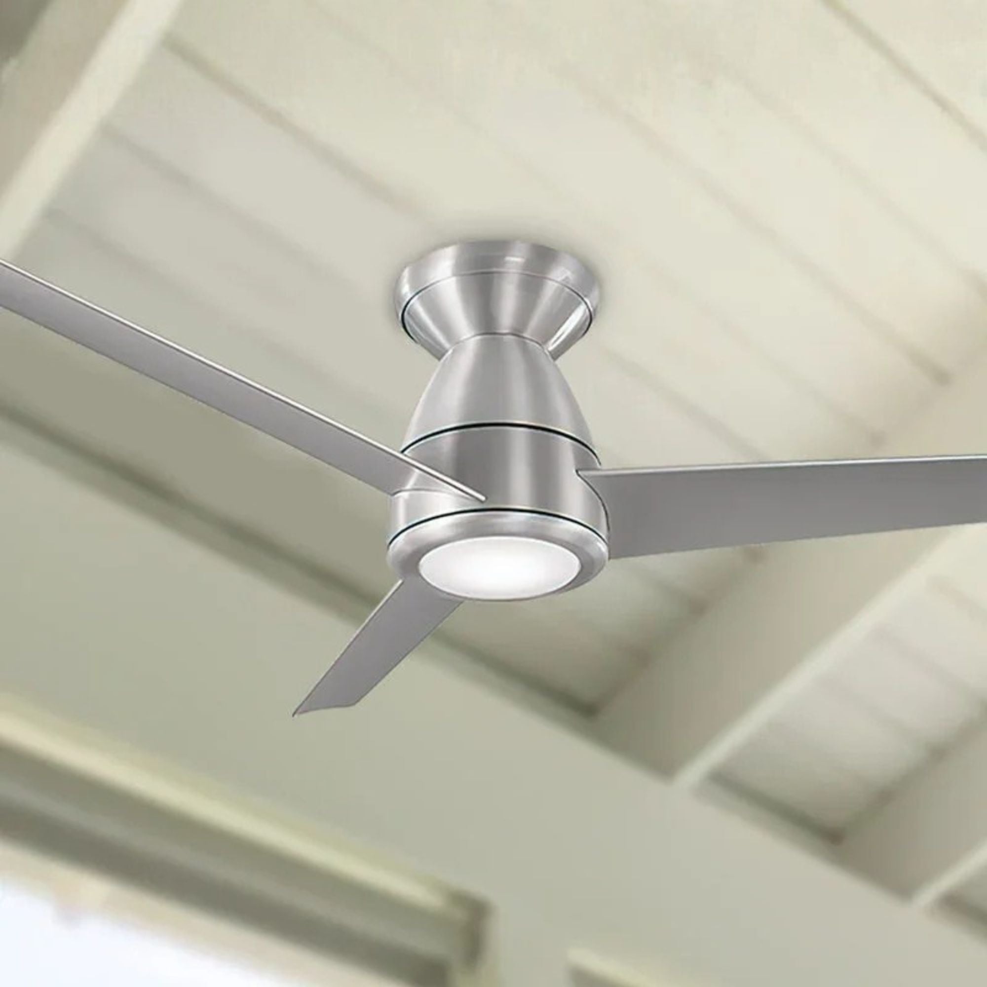 Tip Top 44" Brushed Aluminum LED Smart Ceiling Fan