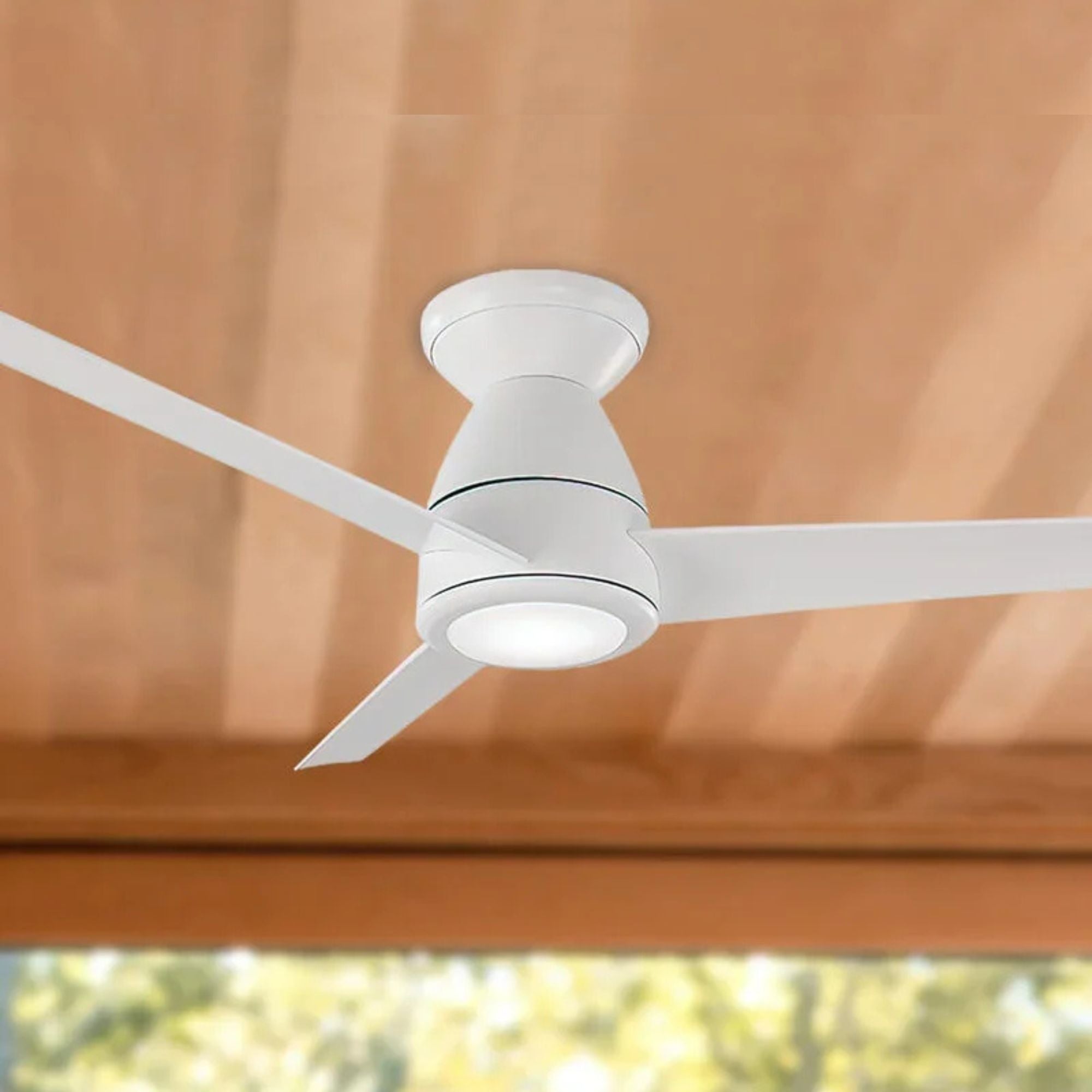 Tip Top 44" Matte White LED Smart Ceiling Fan