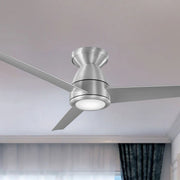 Tip Top 52" Brushed Aluminum LED Smart Ceiling Fan