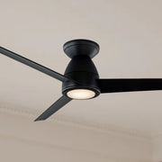 Tip Top 52" Matte Black LED Smart Ceiling Fan