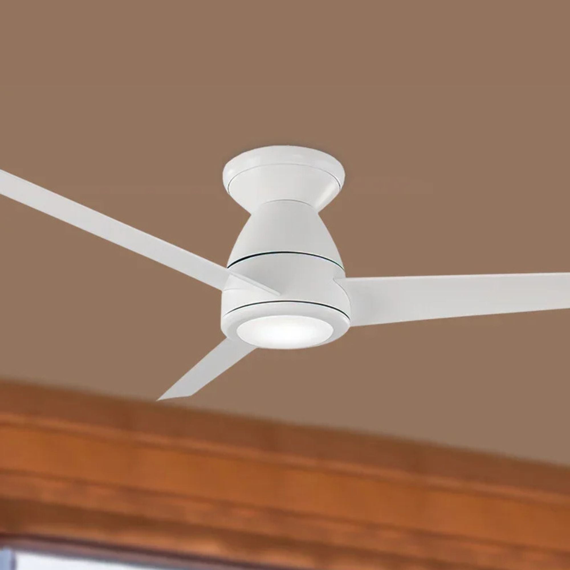 Tip Top 52" Matte White LED Smart Ceiling Fan