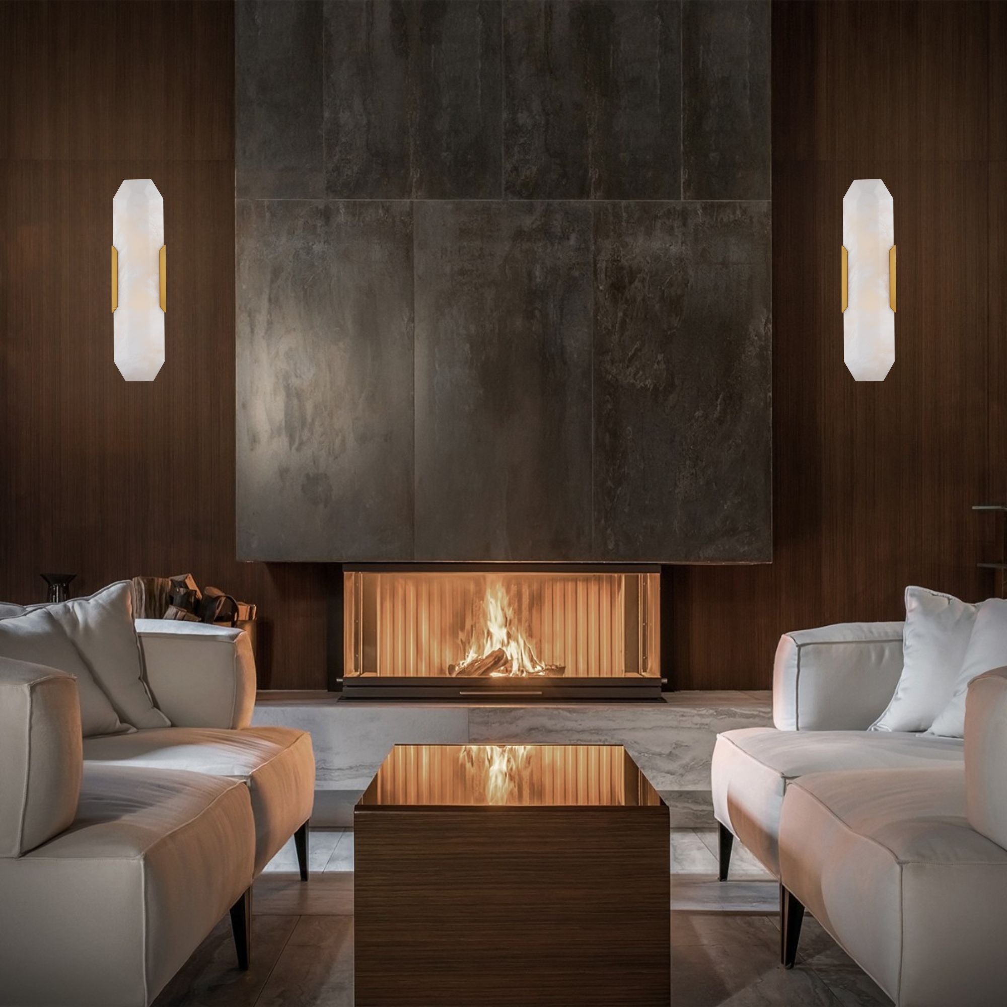 Toulouse 24" LED Wall Sconce, Aged Brass Finish