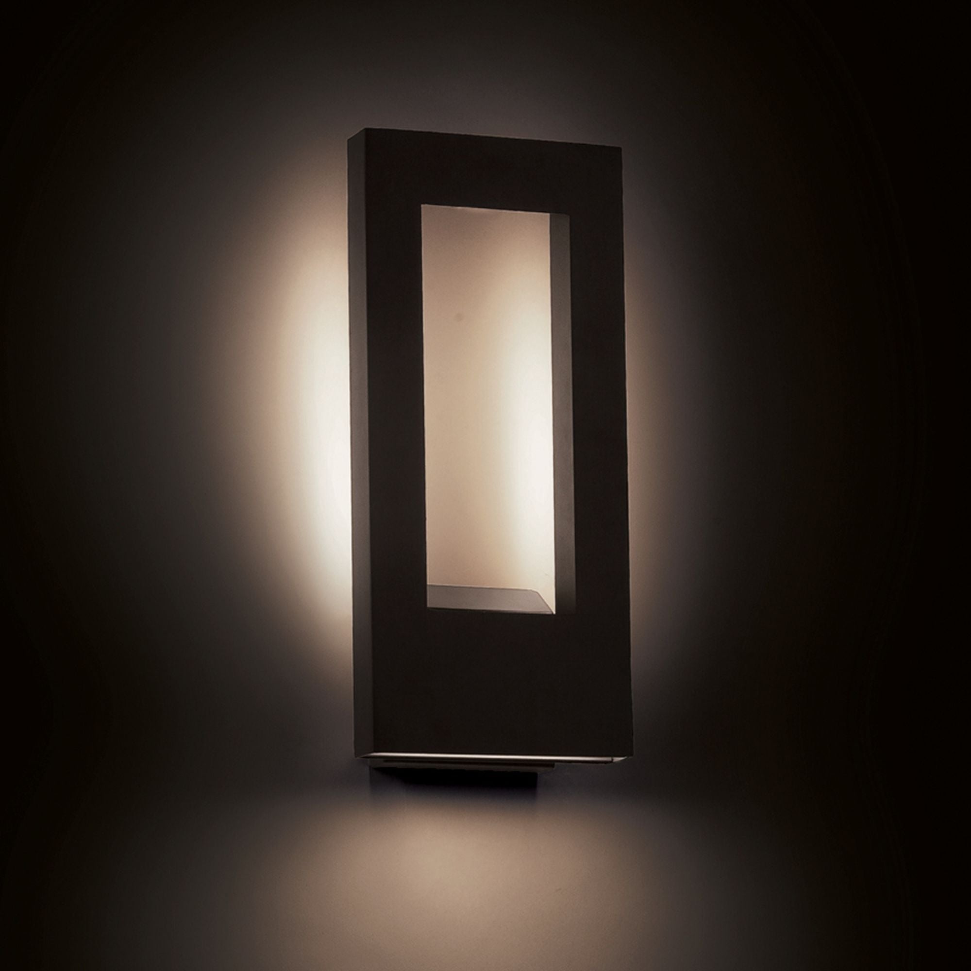 Twilight 21" LED Outdoor Wall Sconce, Black Finish - Bees Lighting