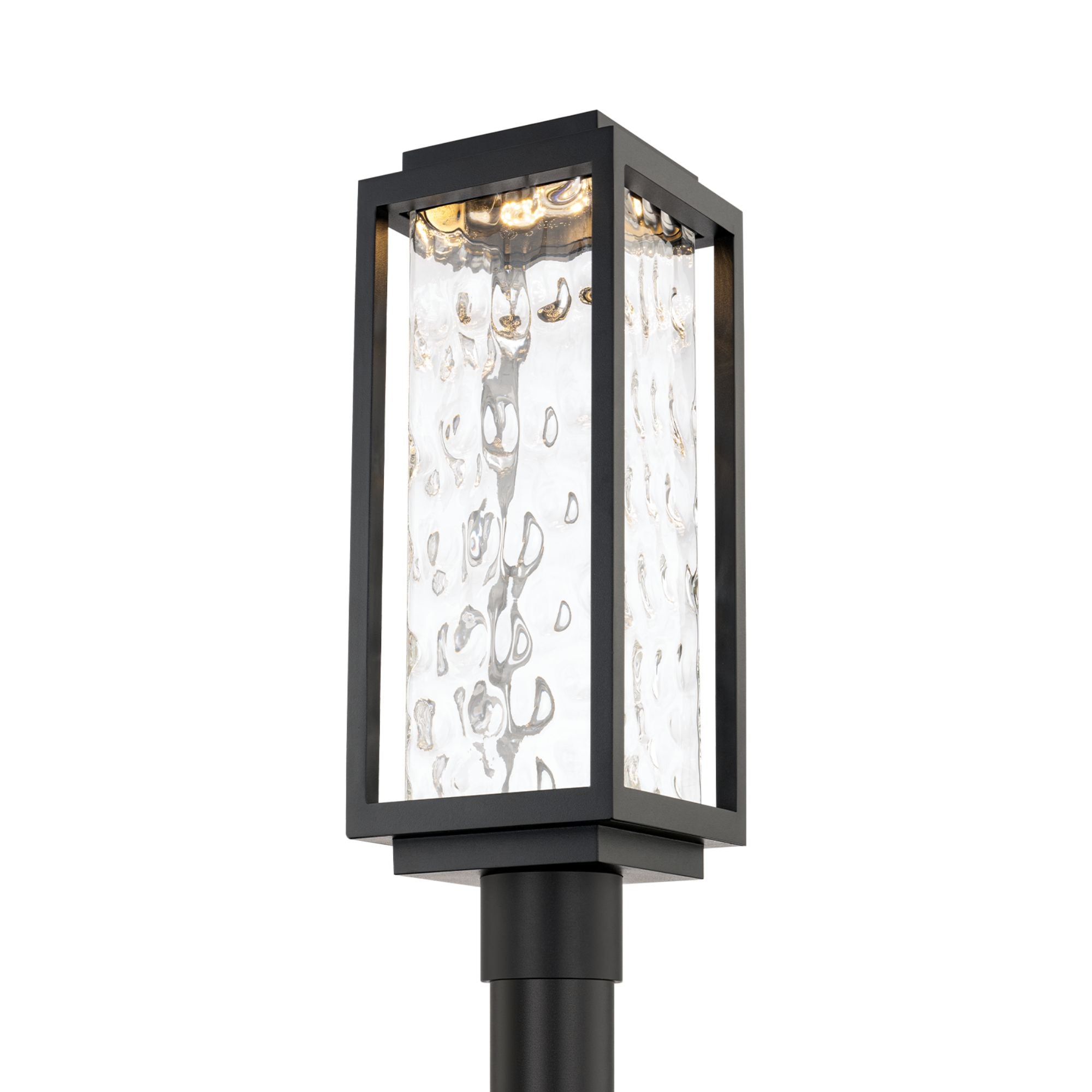 Two If By Sea 21" LED Outdoor Post Light, Black Finish